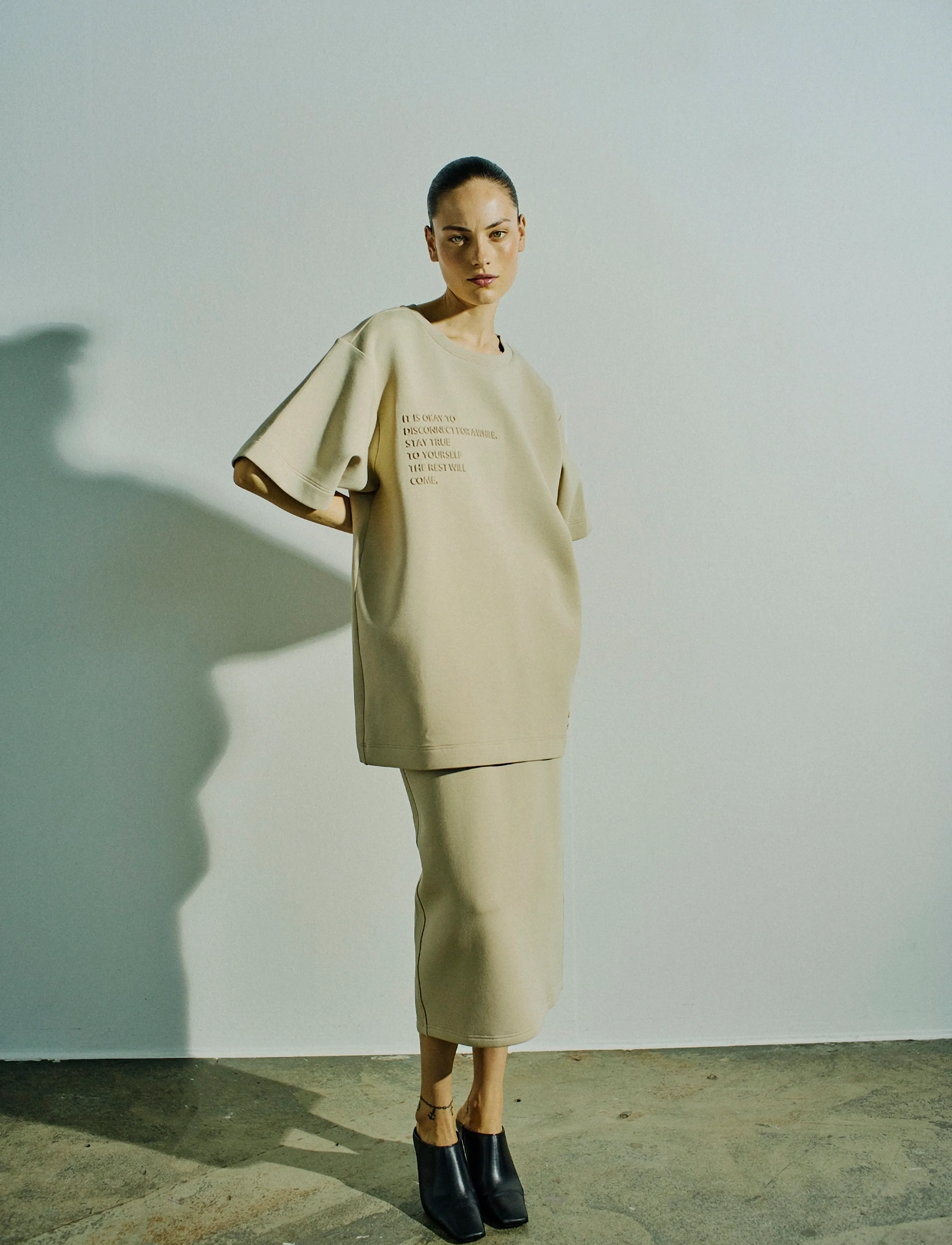 Copenhagen Muse - CMSCU-SKIRT - midi nederdele - peyote - 3