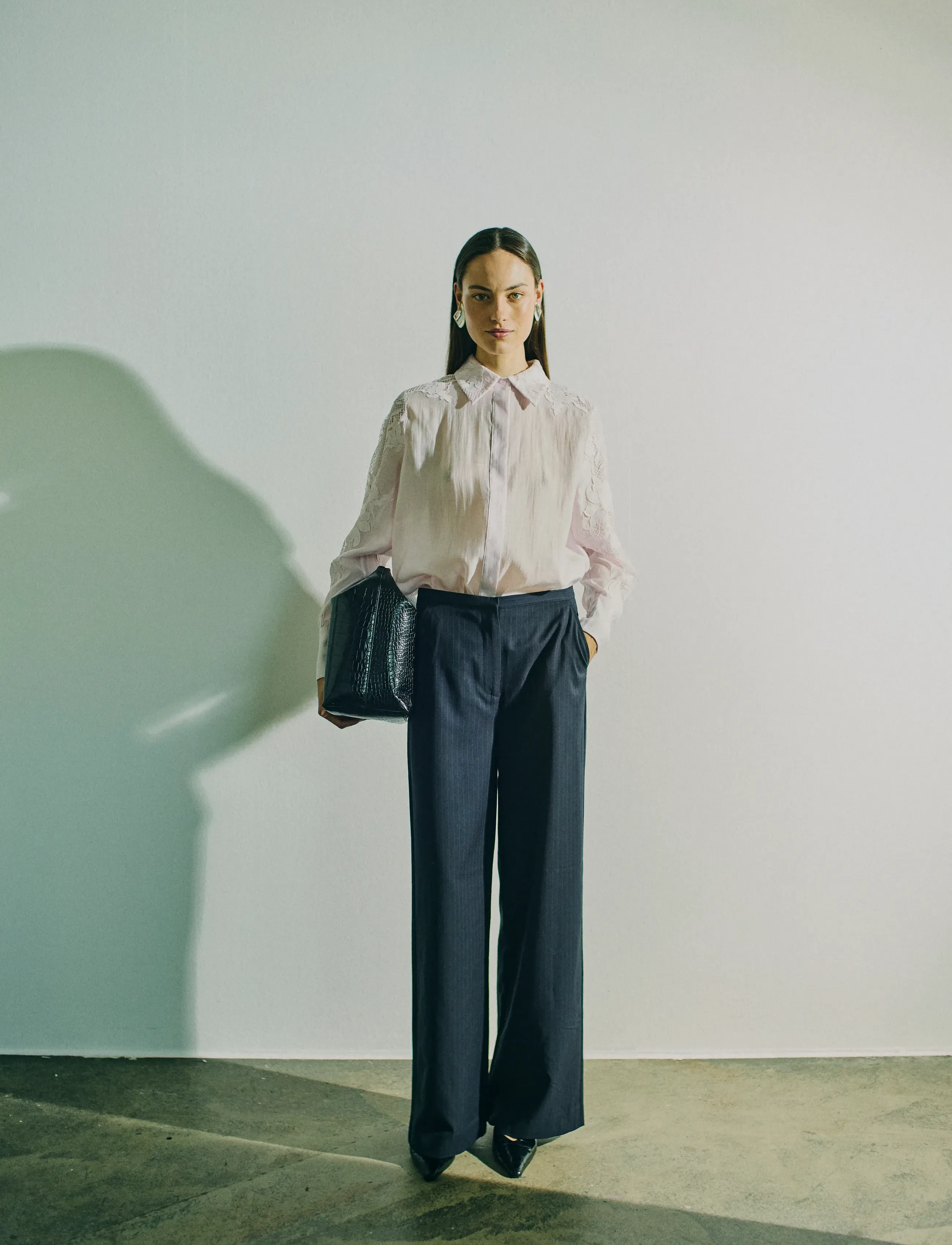 Copenhagen Muse CMSTINA-PANTS - Püksid - TOTAL ECLIPSE / black