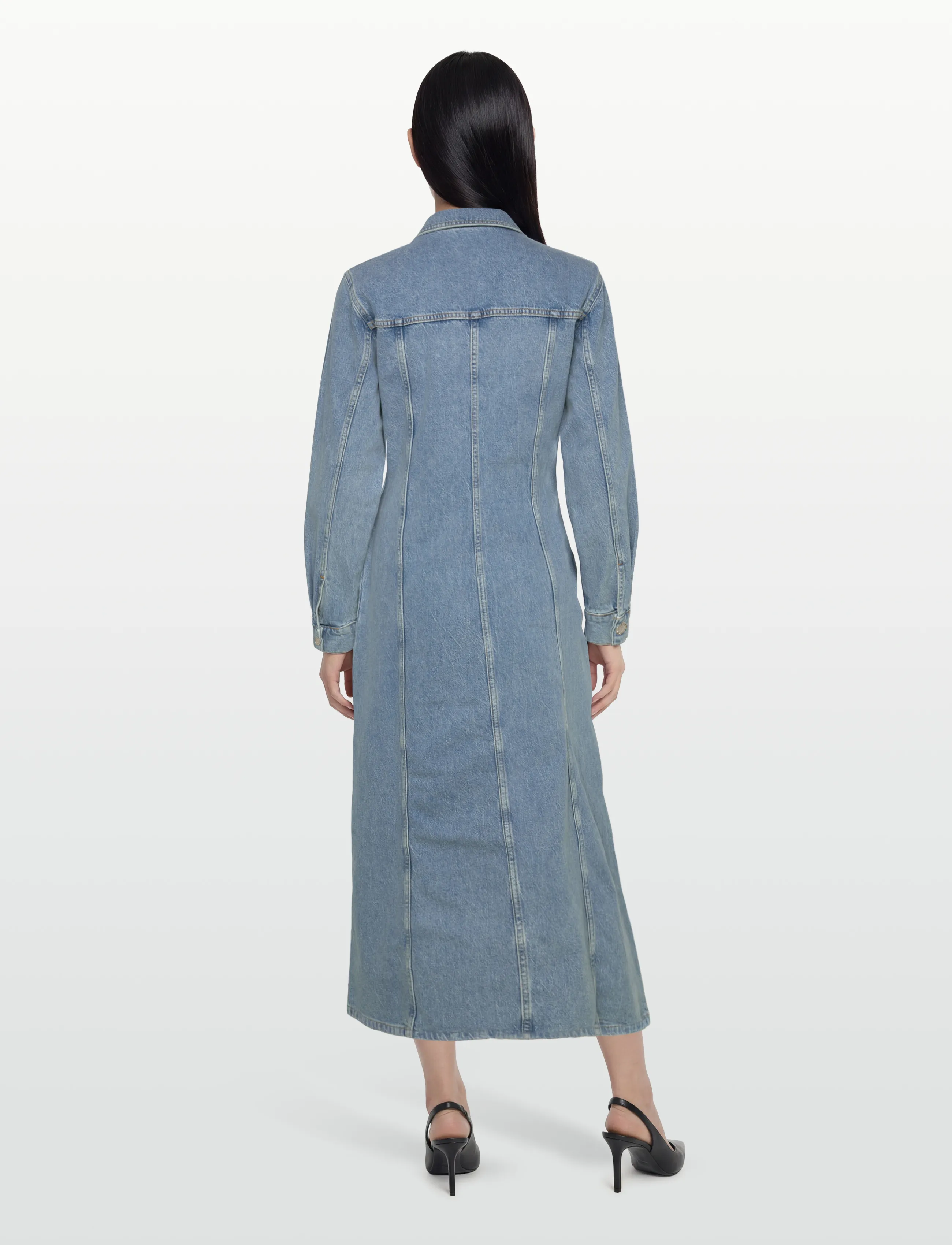 Copenhagen Muse - CMANOUK-DRESS - hemdkleider - light blue denim - 4