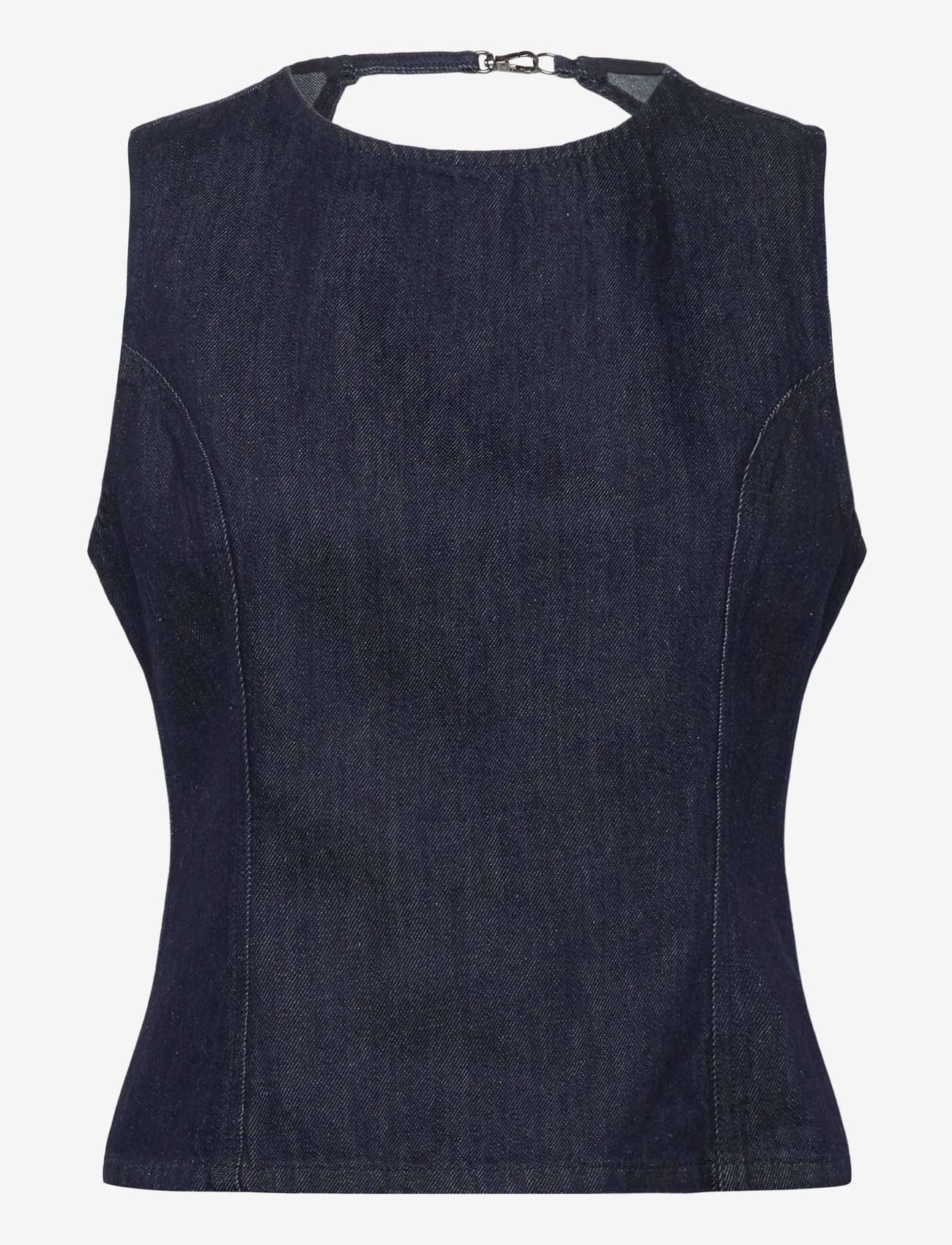 Copenhagen Muse - CMJALYNN-TOP - tanktops - dark blue denim - 0