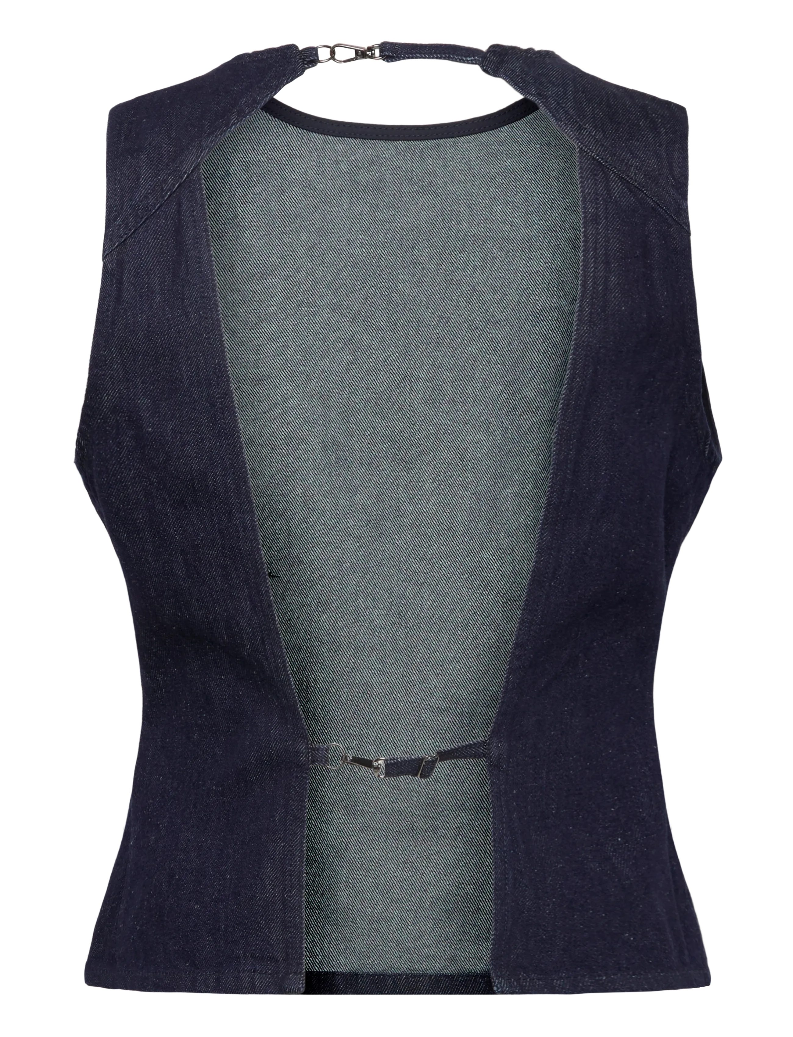 Copenhagen Muse - CMJALYNN-TOP - Ærmeløse toppe - dark blue denim - 1
