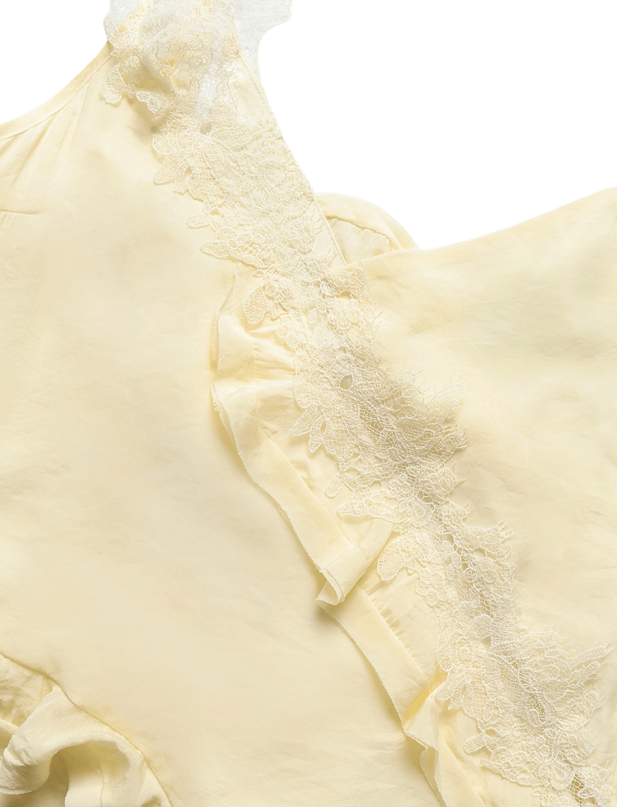 Copenhagen Muse - CMNORMA-TOP - Ärmellose blusen - lemon icing - 2