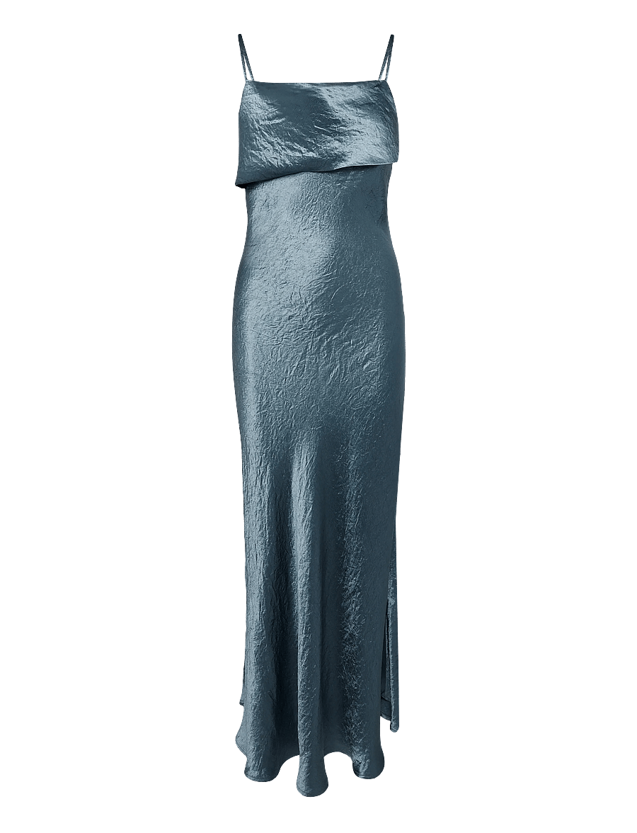 Copenhagen Muse - CMSASHA-DRESS - slip dresses - blue mirage - 1