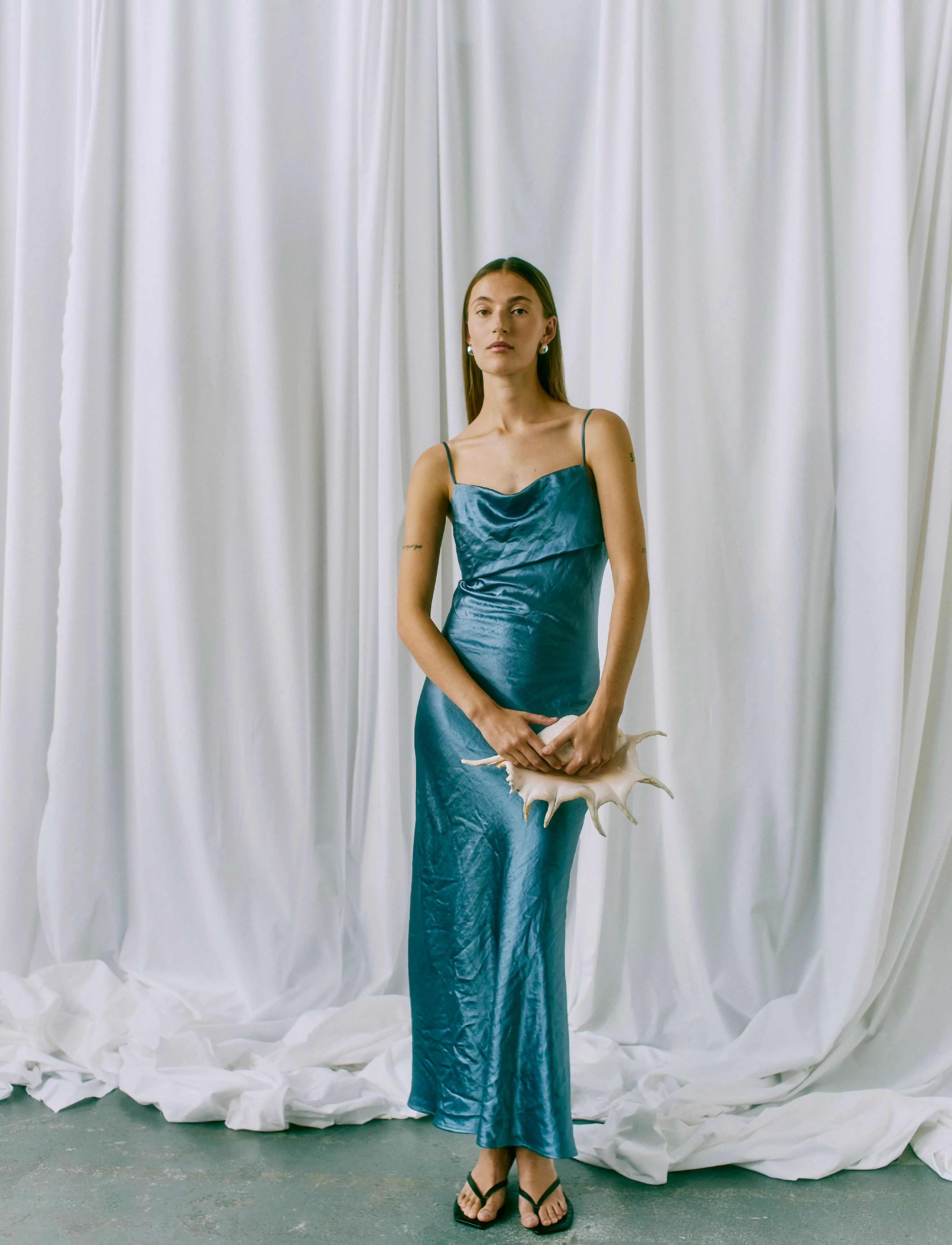Copenhagen Muse CMSASHA-DRESS - Tøj - BLUE MIRAGE / blue