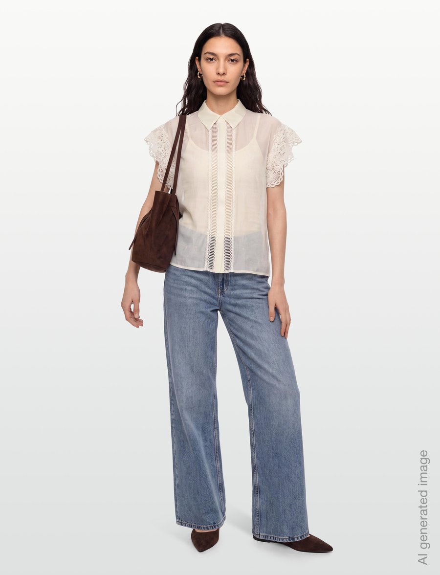 Copenhagen Muse - CMMOLLY-SHIRT - jet stream - 0