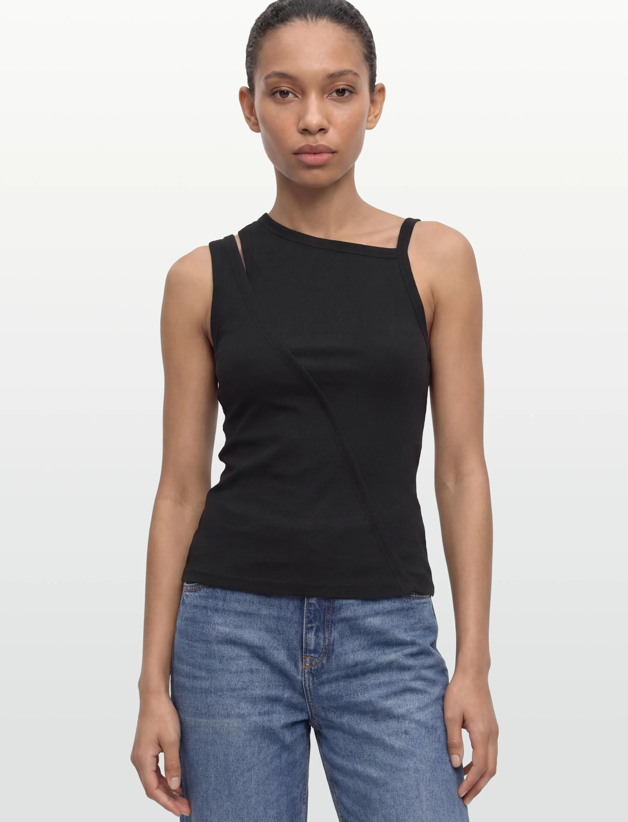 Copenhagen Muse - CMSIV-TOP - linnen - black - 3