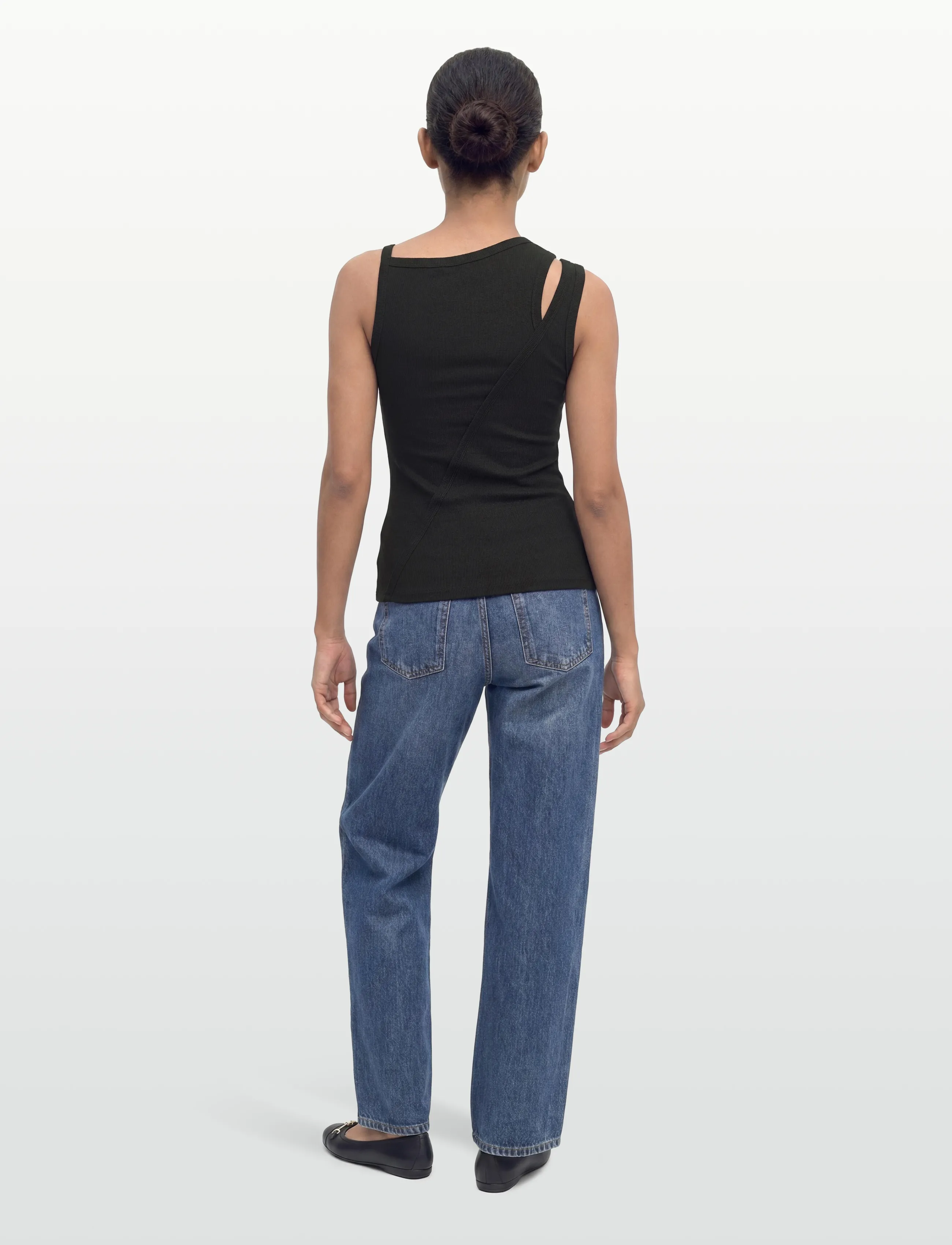 Copenhagen Muse - CMSIV-TOP - linnen - black - 4