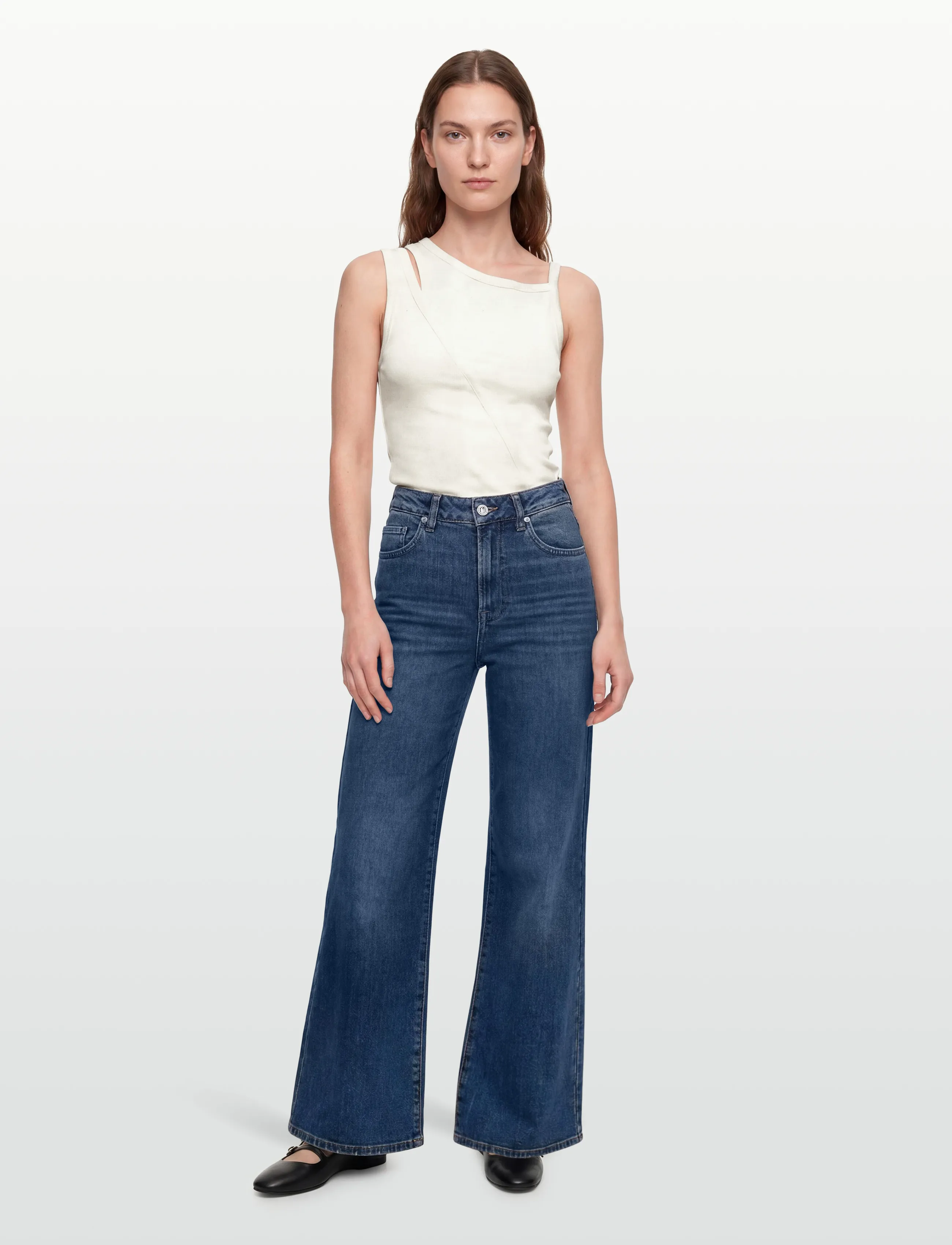 Copenhagen Muse Cmsiv-Top, S, T-shirts & Oberteile, Creme - Sleeveless, Frauen