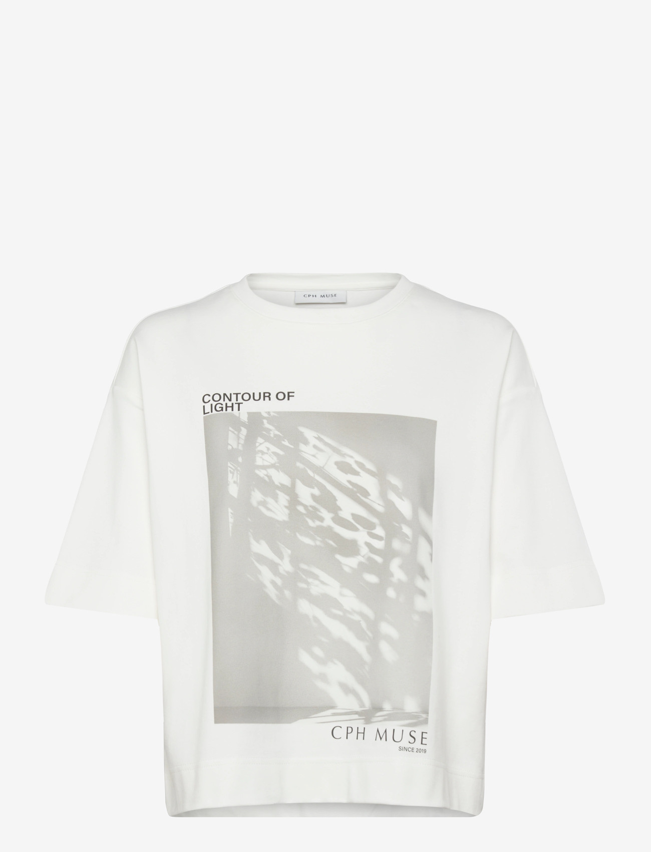 Copenhagen Muse - CMMUSE-TEE - t-shirts - jet stream w. black - 0