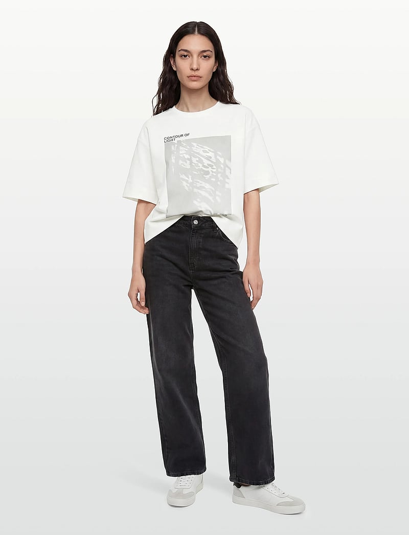 Copenhagen Muse - CMMUSE-TEE - t-shirts - jet stream w. black - 0
