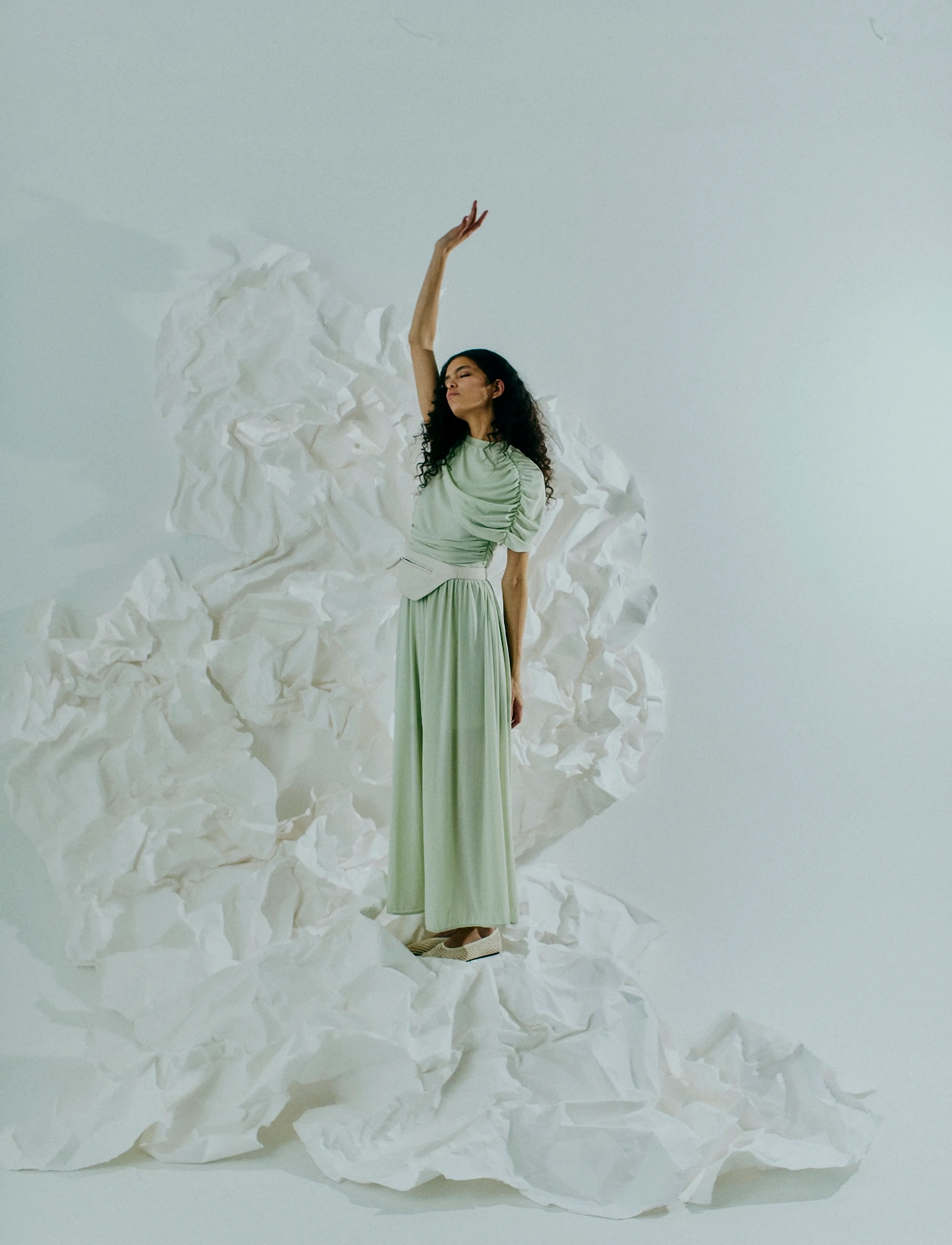 Copenhagen Muse CMMEJSE-DRESS - Odzież - GREEN TINT / green