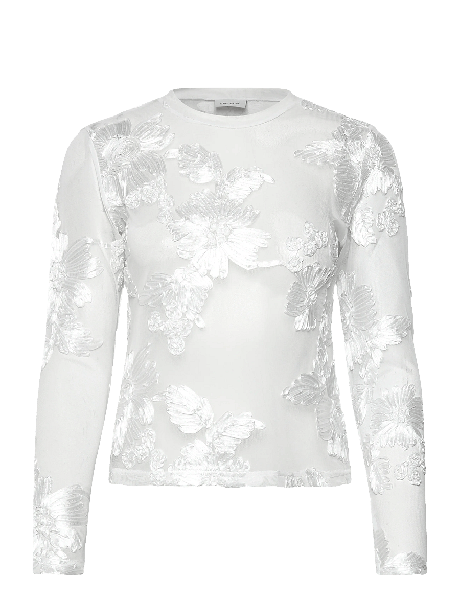 Copenhagen Muse - CMFLOW-BLOUSE - langærmede bluser - jet stream - 0