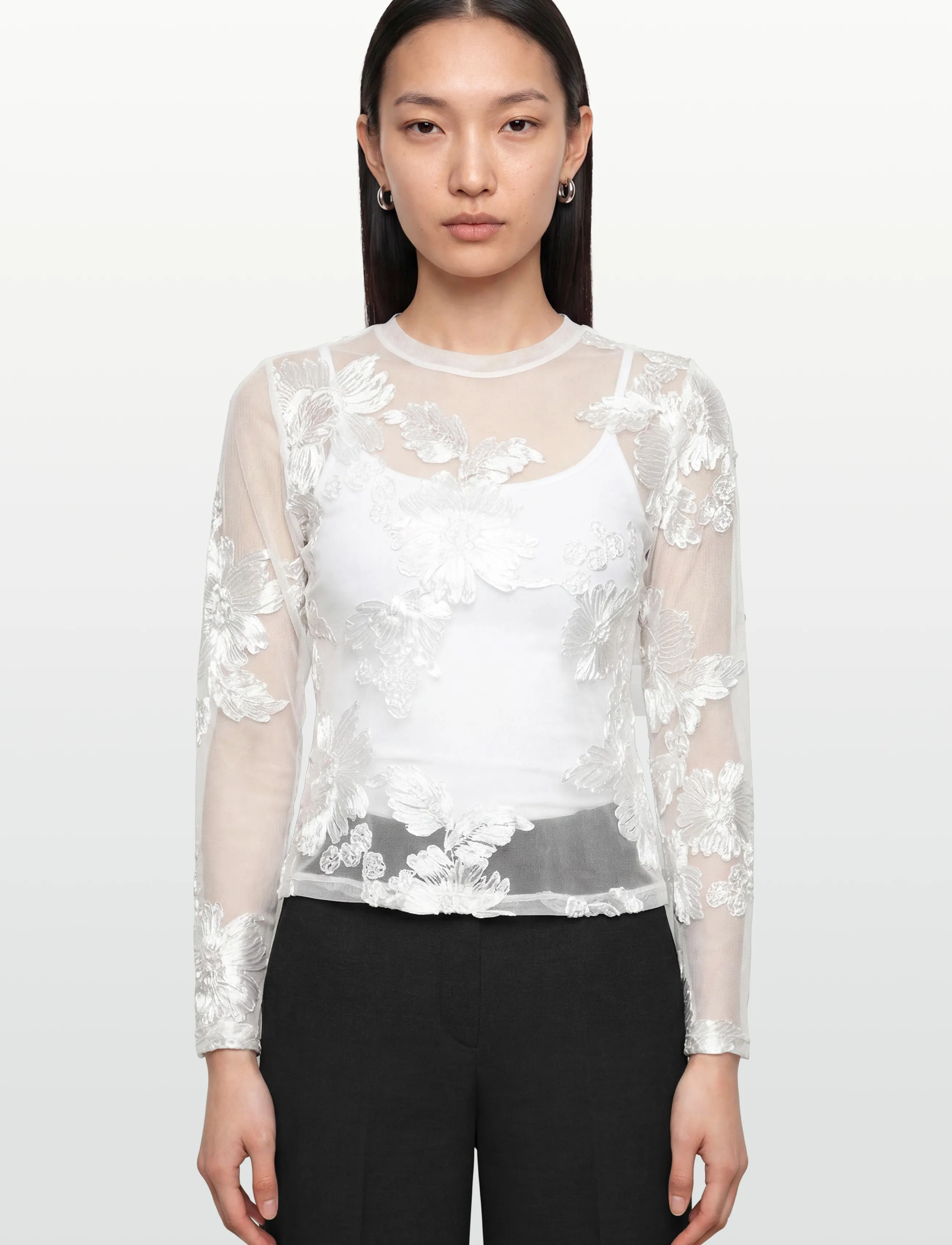 Copenhagen Muse - CMFLOW-BLOUSE - long-sleeved blouses - jet stream - 3