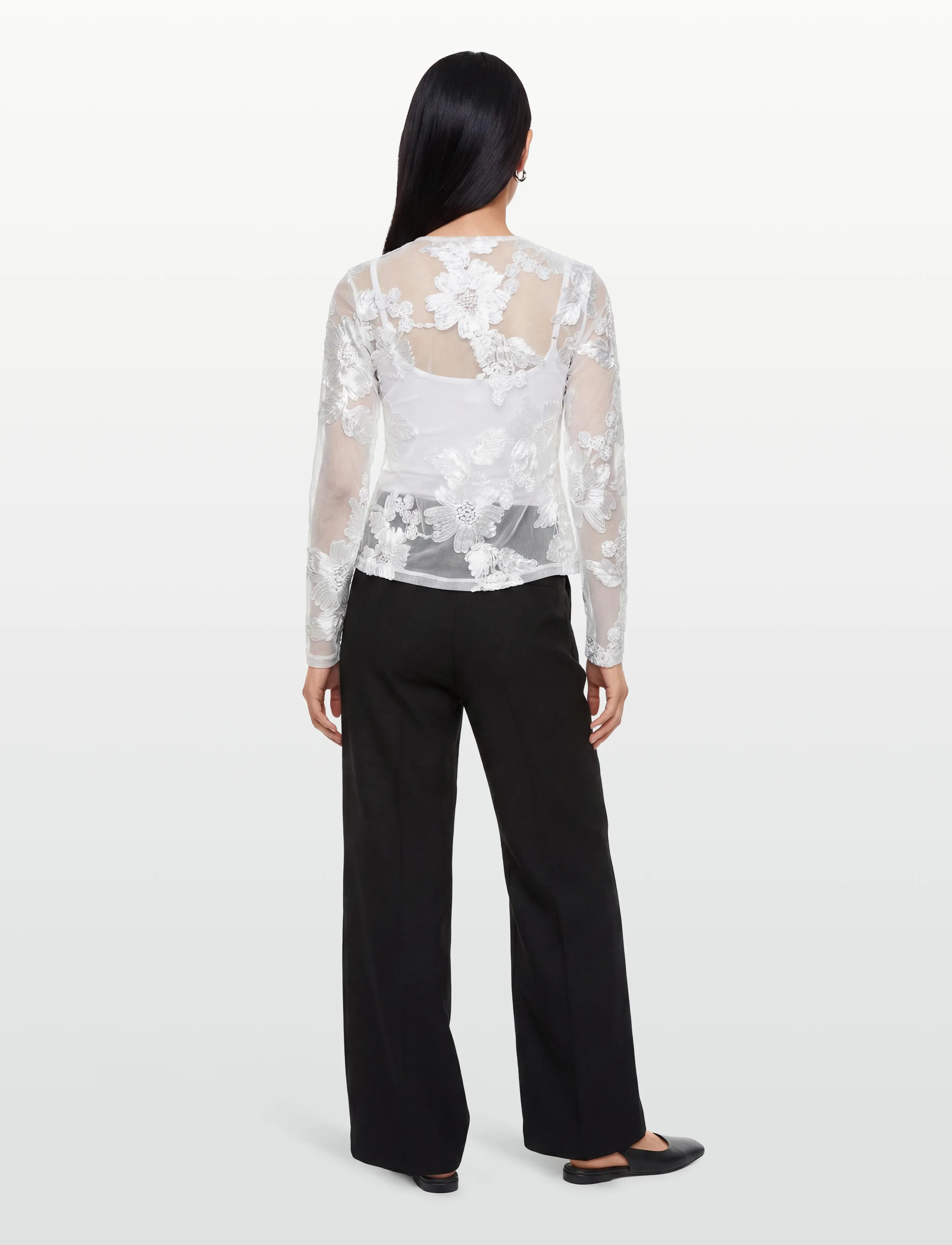 Copenhagen Muse - CMFLOW-BLOUSE - long-sleeved blouses - jet stream - 4