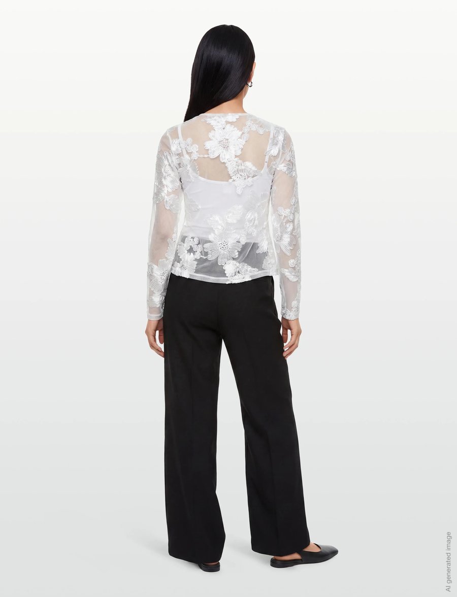 Copenhagen Muse - CMFLOW-BLOUSE - langärmelige blusen - jet stream - 4