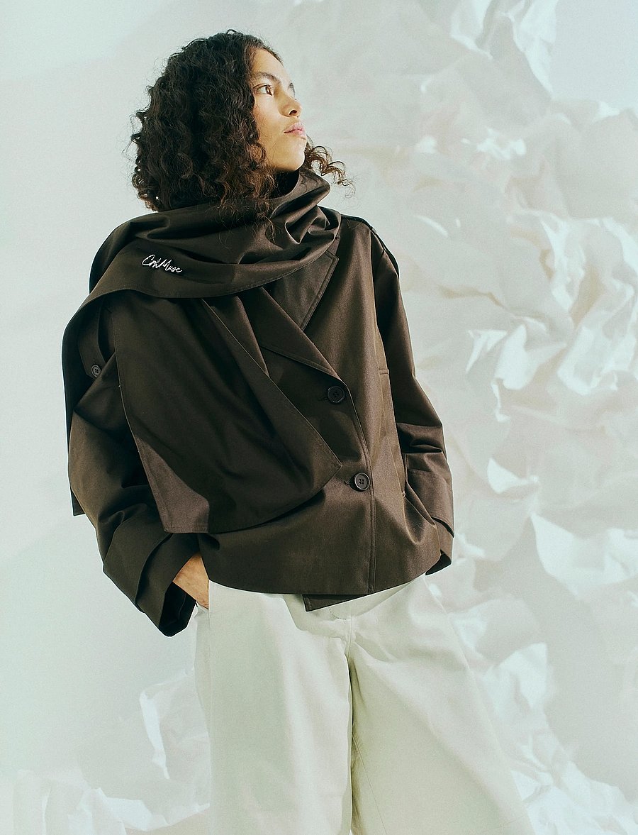 Copenhagen Muse - CMCORAL-JACKET - vihmamantlid - mulch - 4