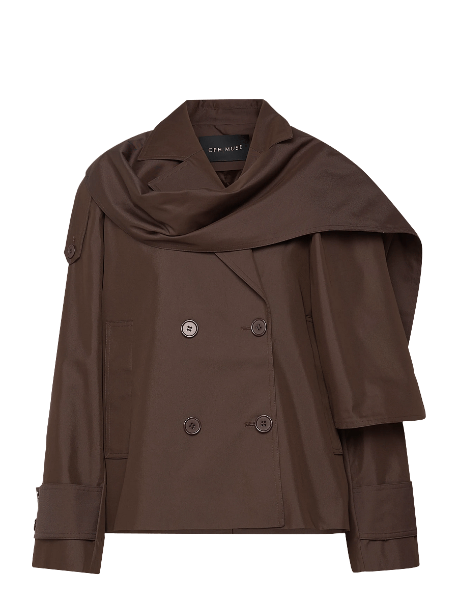Copenhagen Muse - CMCORAL-JACKET - vihmamantlid - mulch - 3
