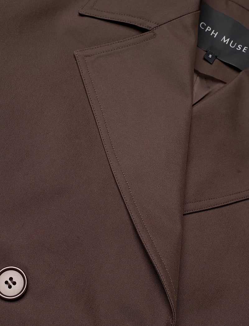 Copenhagen Muse - CMCORAL-JACKET - trenchcoats - mulch - 5