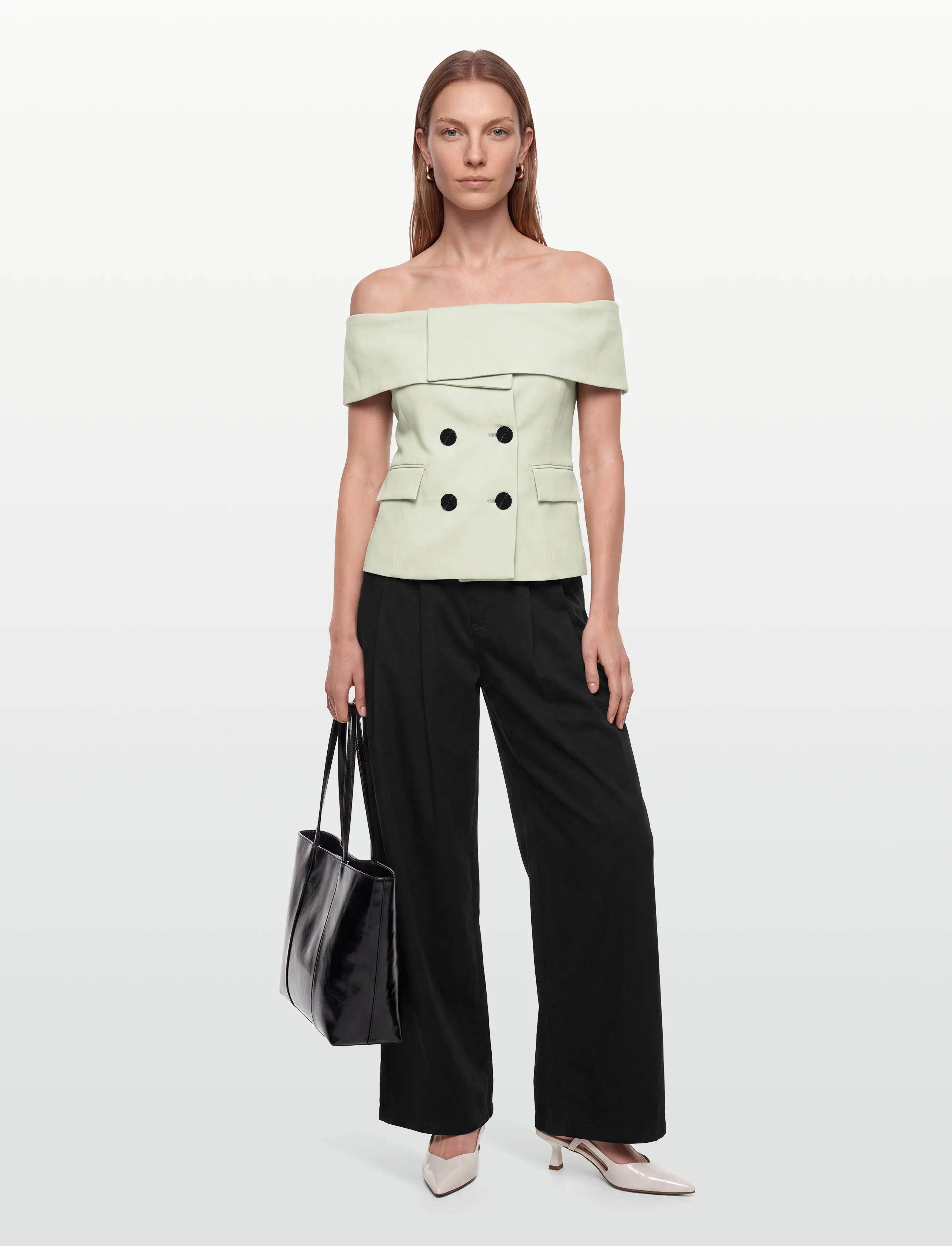 Copenhagen Muse - CMIVANNA-WAISTCOAT - party wear at outlet prices - green tint - 0