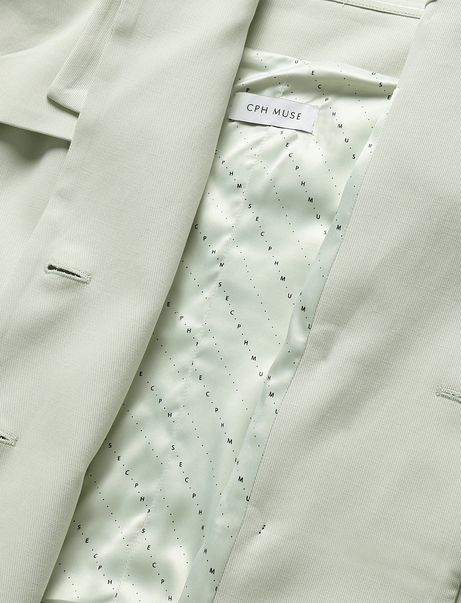 Copenhagen Muse - CMIVANNA-WAISTCOAT - Ülikonna vestid - green tint - 2