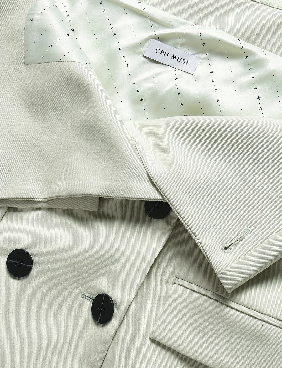 Copenhagen Muse - CMIVANNA-WAISTCOAT - Ülikonna vestid - green tint - 3
