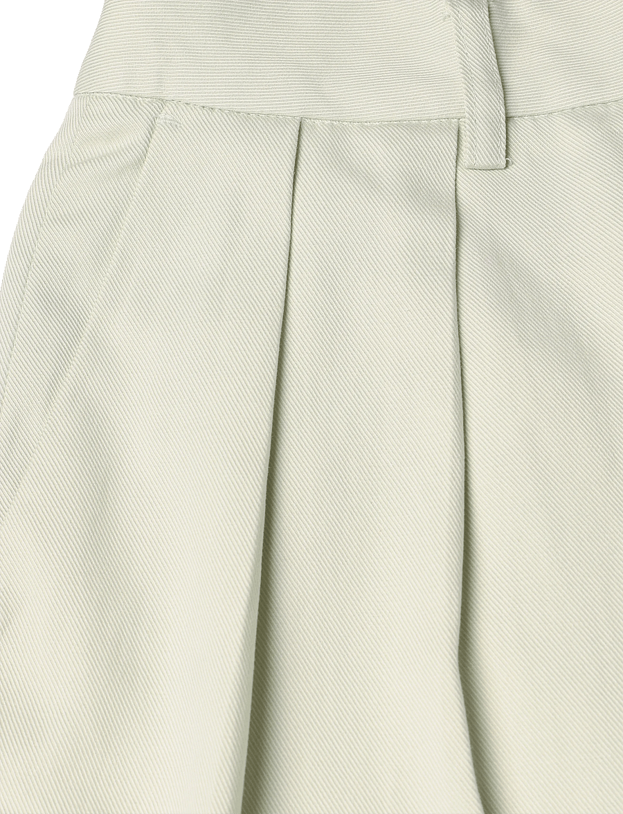 Copenhagen Muse - CMIVANNA-PANTS - hosen mit weitem bein - green tint - 3