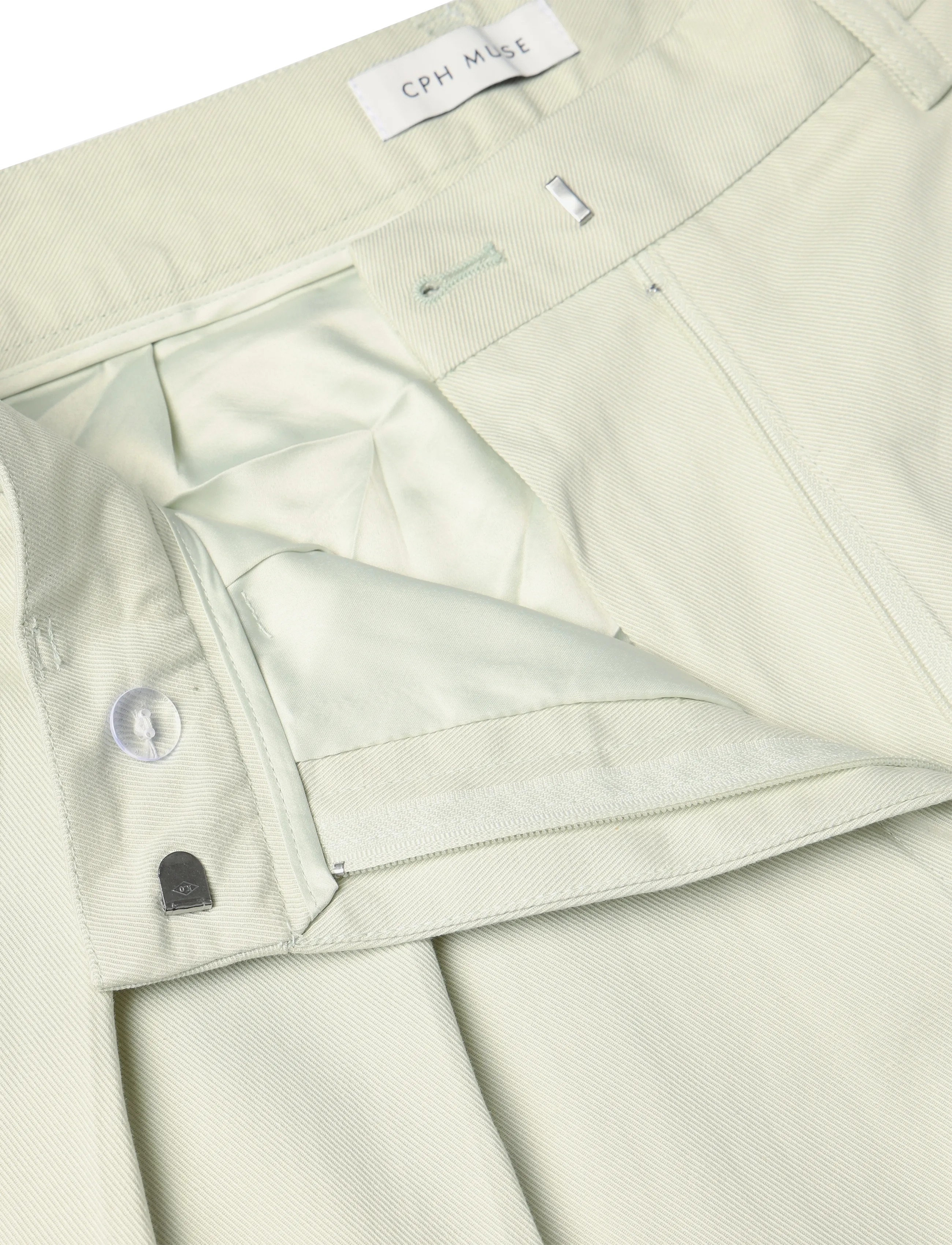 Copenhagen Muse - CMIVANNA-PANTS - green tint - 4