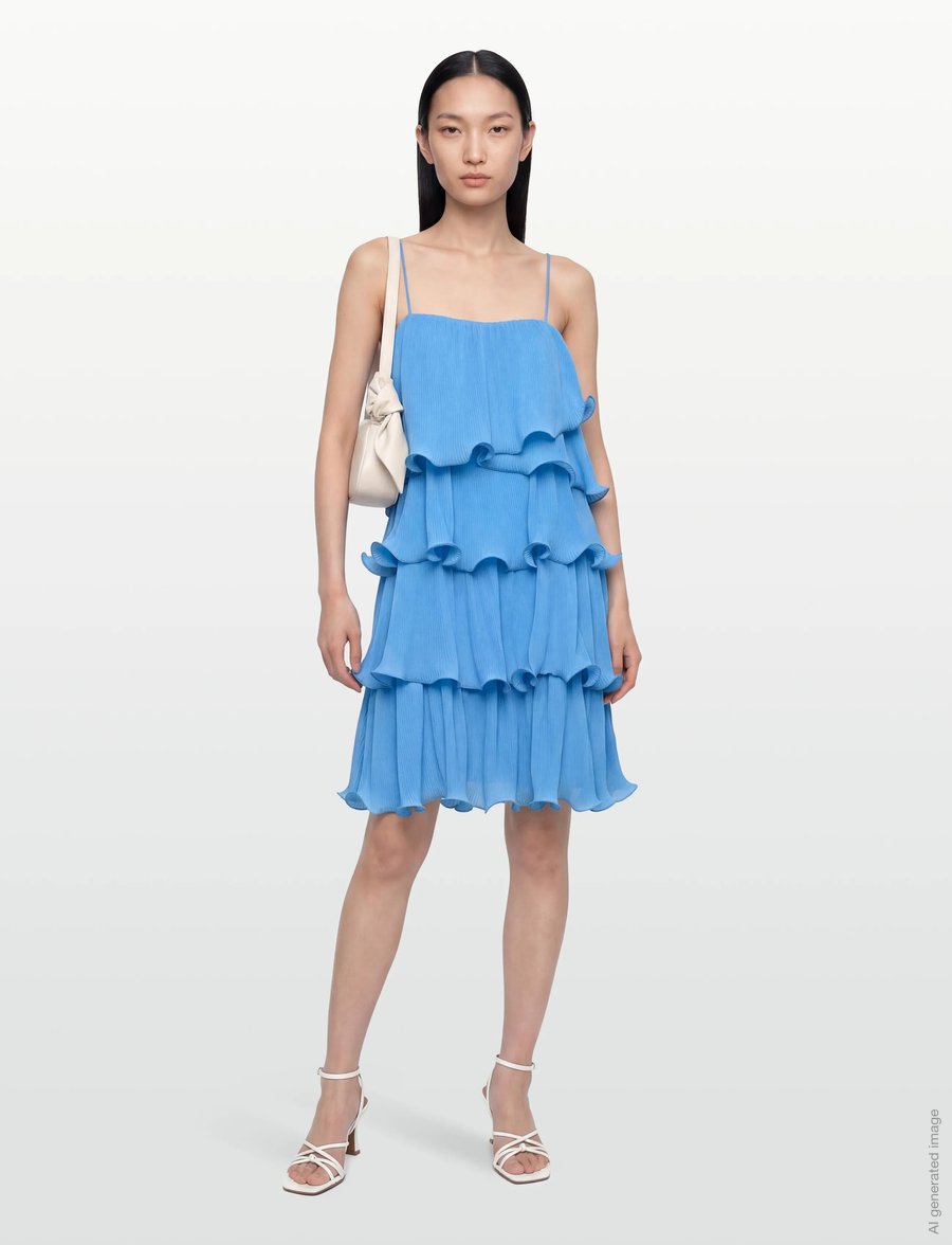 Copenhagen Muse - CMKIRA-DRESS - robes d'été - bonnie blue - 0