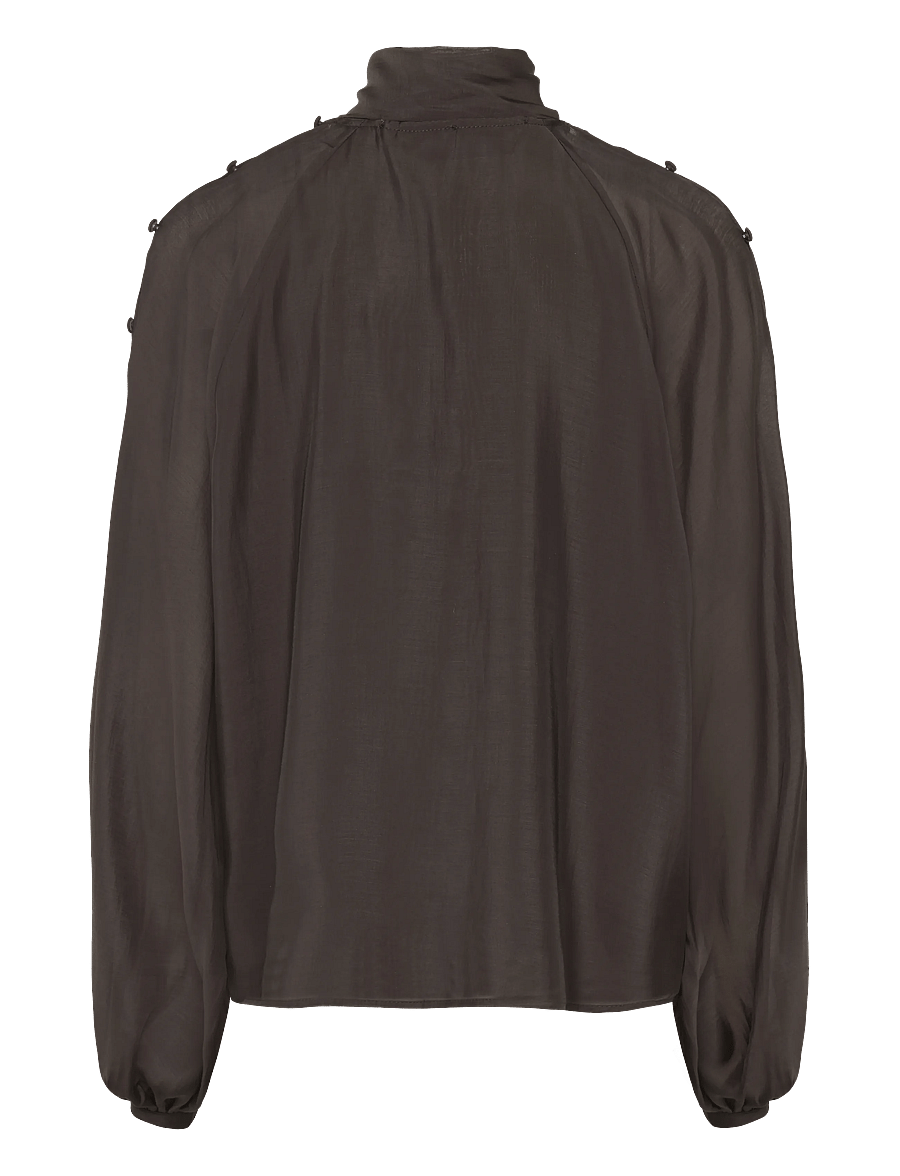 Copenhagen Muse - CMTILLY-BLOUSE - långärmade blusar - mulch - 1