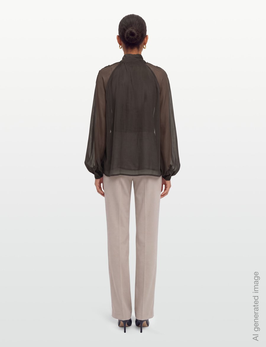 Copenhagen Muse - CMTILLY-BLOUSE - langærmede bluser - mulch - 4