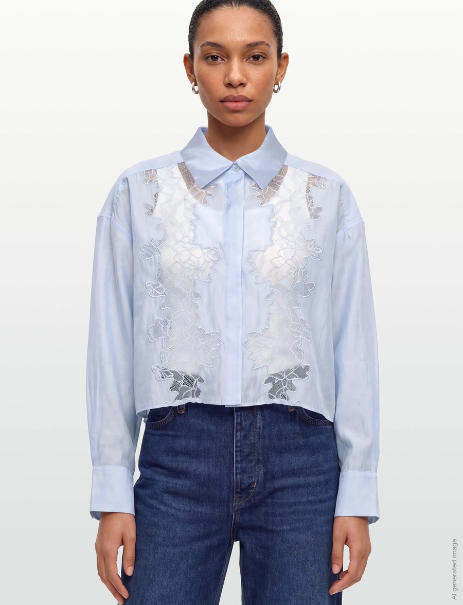 Copenhagen Muse - CMMOLLY-SHIRT - långärmade skjortor - skyway - 3