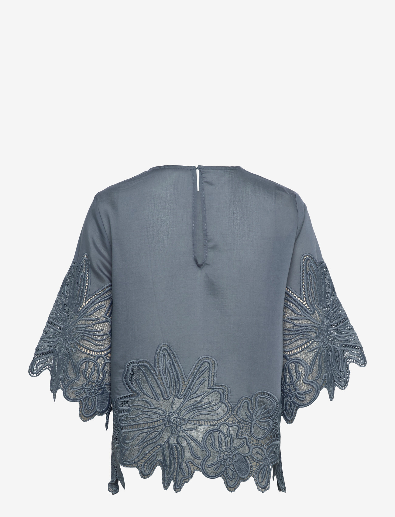 Copenhagen Muse - CMMOLLY-BLOUSE - kurzämlige blusen - blue mirage - 1