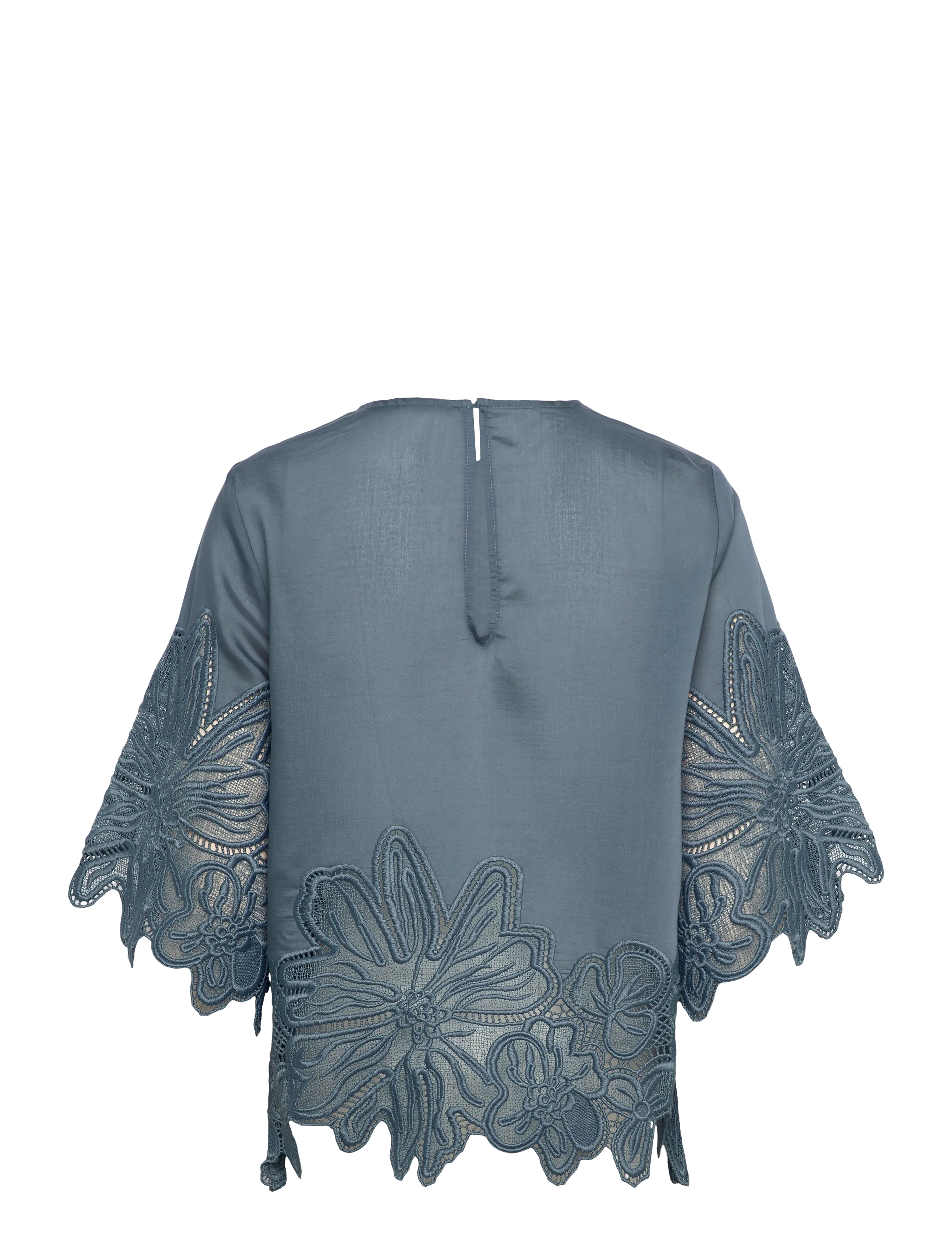 Copenhagen Muse - CMMOLLY-BLOUSE - blouses à manches courtes - blue mirage - 1