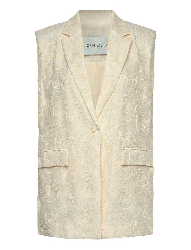 Copenhagen Muse - CMBLOOMIE-WAISTCOAT - westen - angora - 0