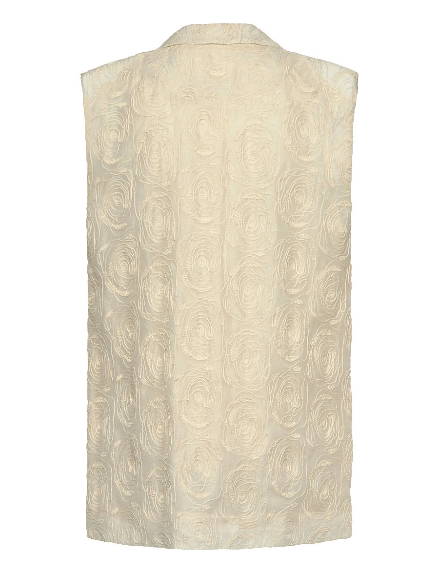 Copenhagen Muse - CMBLOOMIE-WAISTCOAT - puošnios liemenės - angora - 1