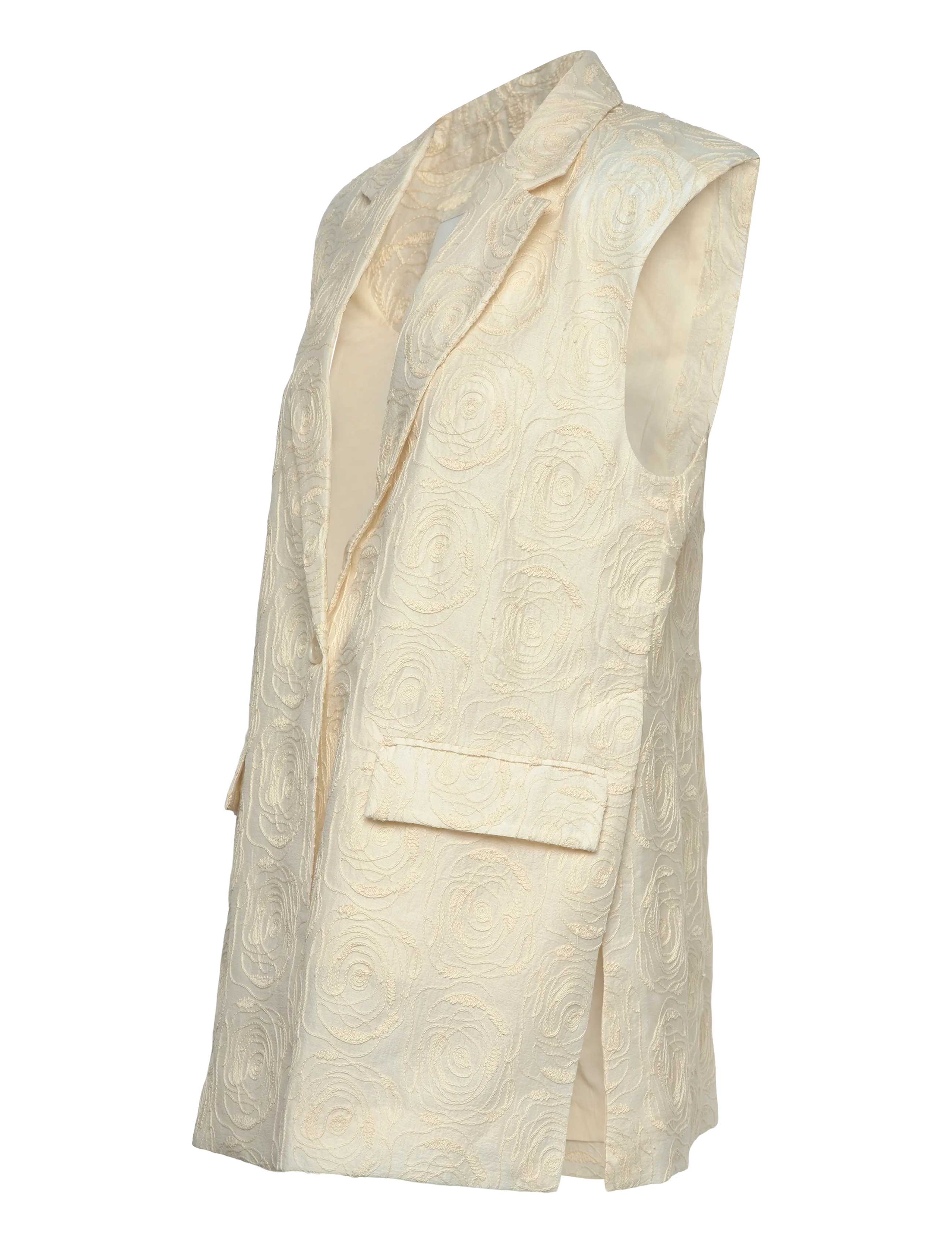 Copenhagen Muse - CMBLOOMIE-WAISTCOAT - puošnios liemenės - angora - 2