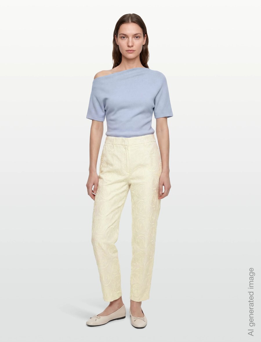 Copenhagen Muse - CMBLOOMIE-PANTS - hosen mit geradem bein - angora - 0