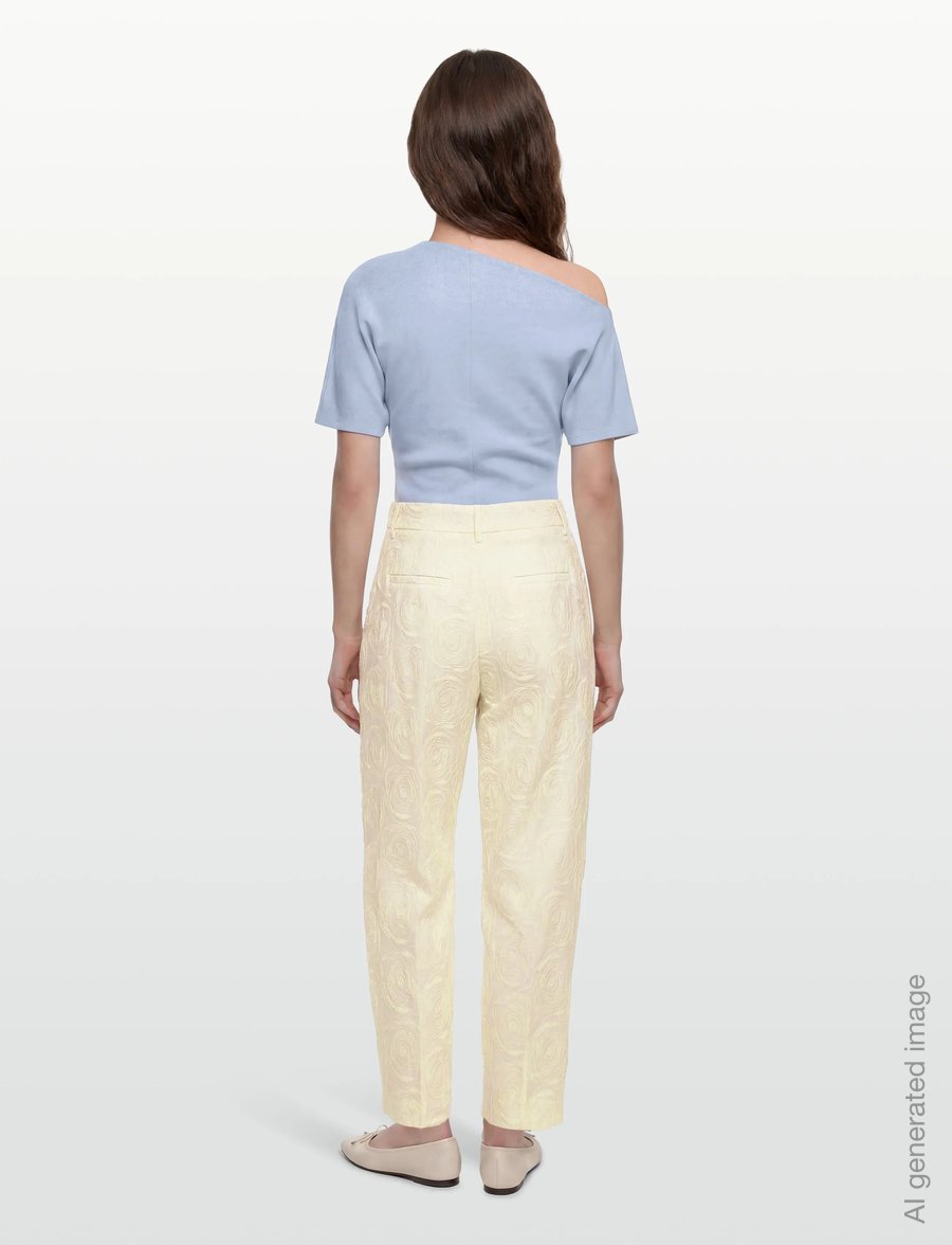Copenhagen Muse - CMBLOOMIE-PANTS - hosen mit geradem bein - angora - 4
