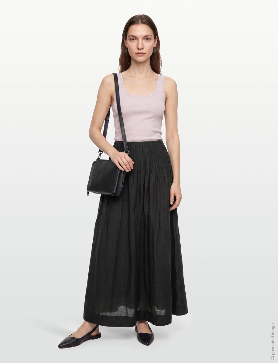 Copenhagen Muse - CMMOLLY-SKIRT - plisseeritud seelikud - black - 0