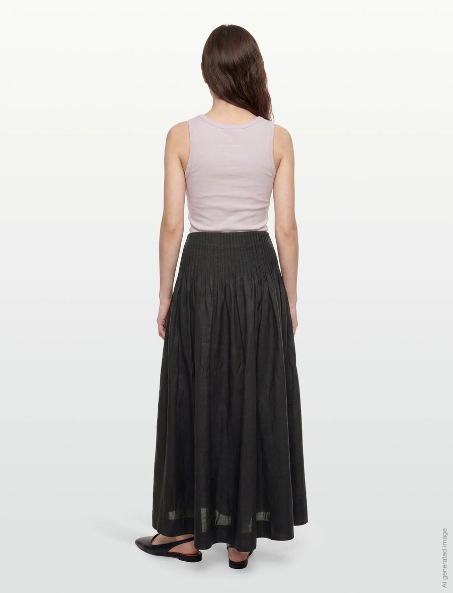 Copenhagen Muse - CMMOLLY-SKIRT - plisseeritud seelikud - black - 4