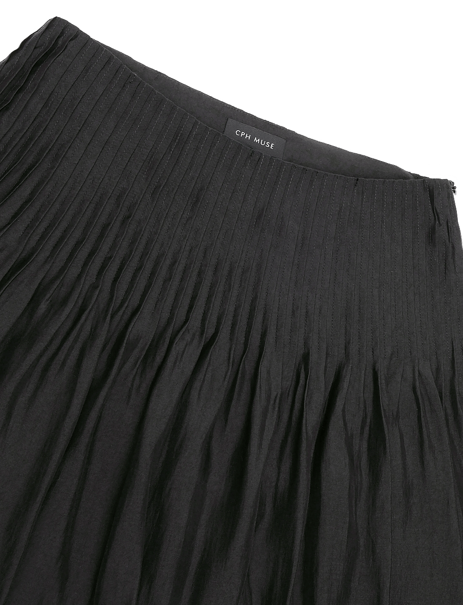 Copenhagen Muse - CMMOLLY-SKIRT - plisseeritud seelikud - black - 5
