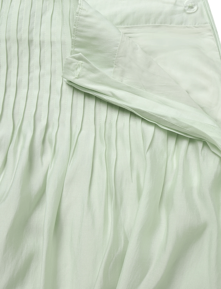 Copenhagen Muse - CMMOLLY-SKIRT - faltenröcke - green tint - 2