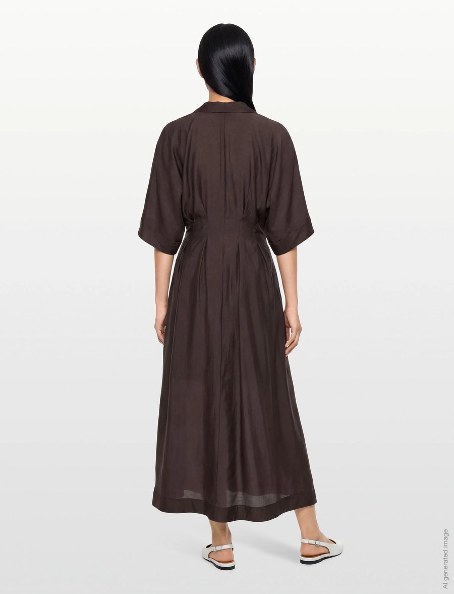 Copenhagen Muse - CMMOLLY-DRESS - hemdkleider - mulch - 5
