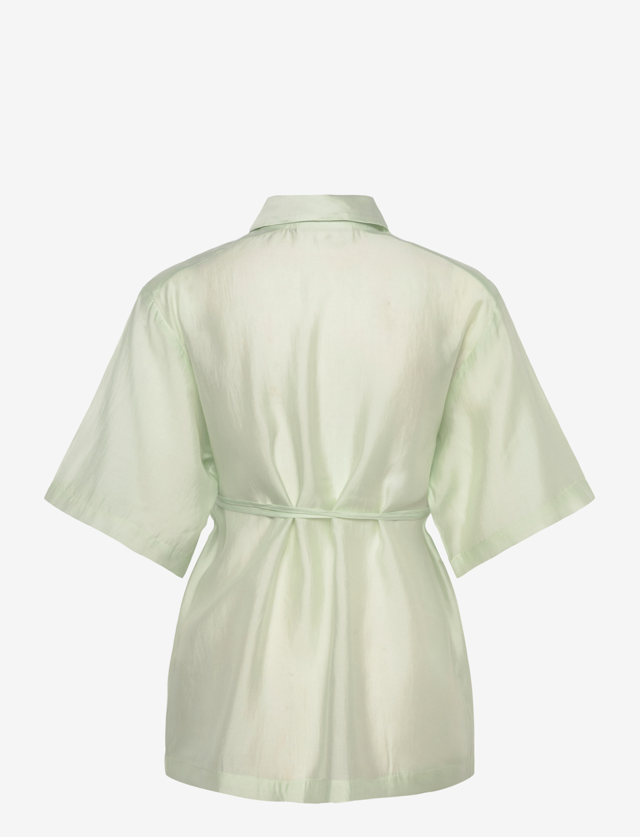 Copenhagen Muse - CMMOLLY-SHIRT - kurzärmlige hemden - green tint - 2