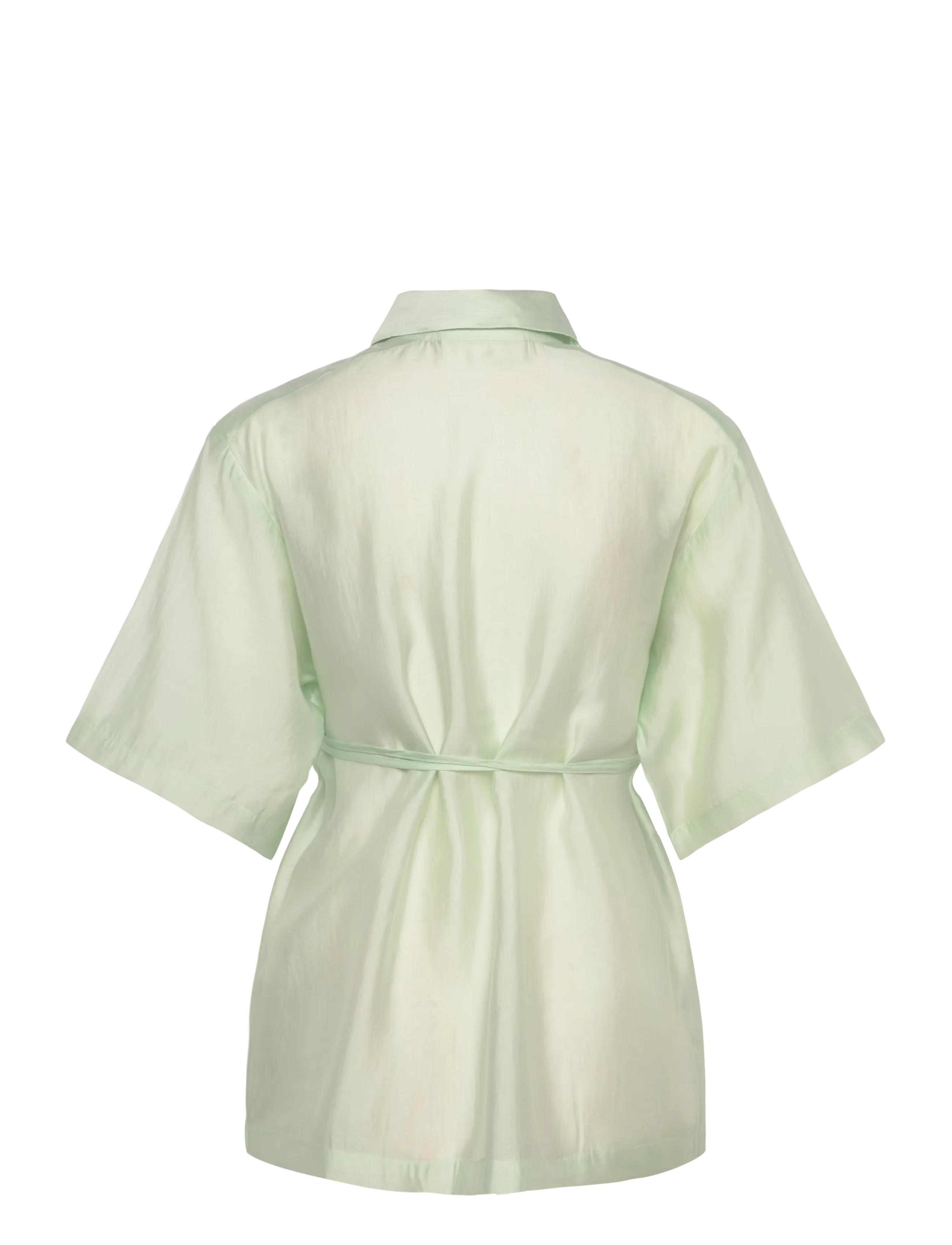 Copenhagen Muse - CMMOLLY-SHIRT - kortærmede skjorter - green tint - 2