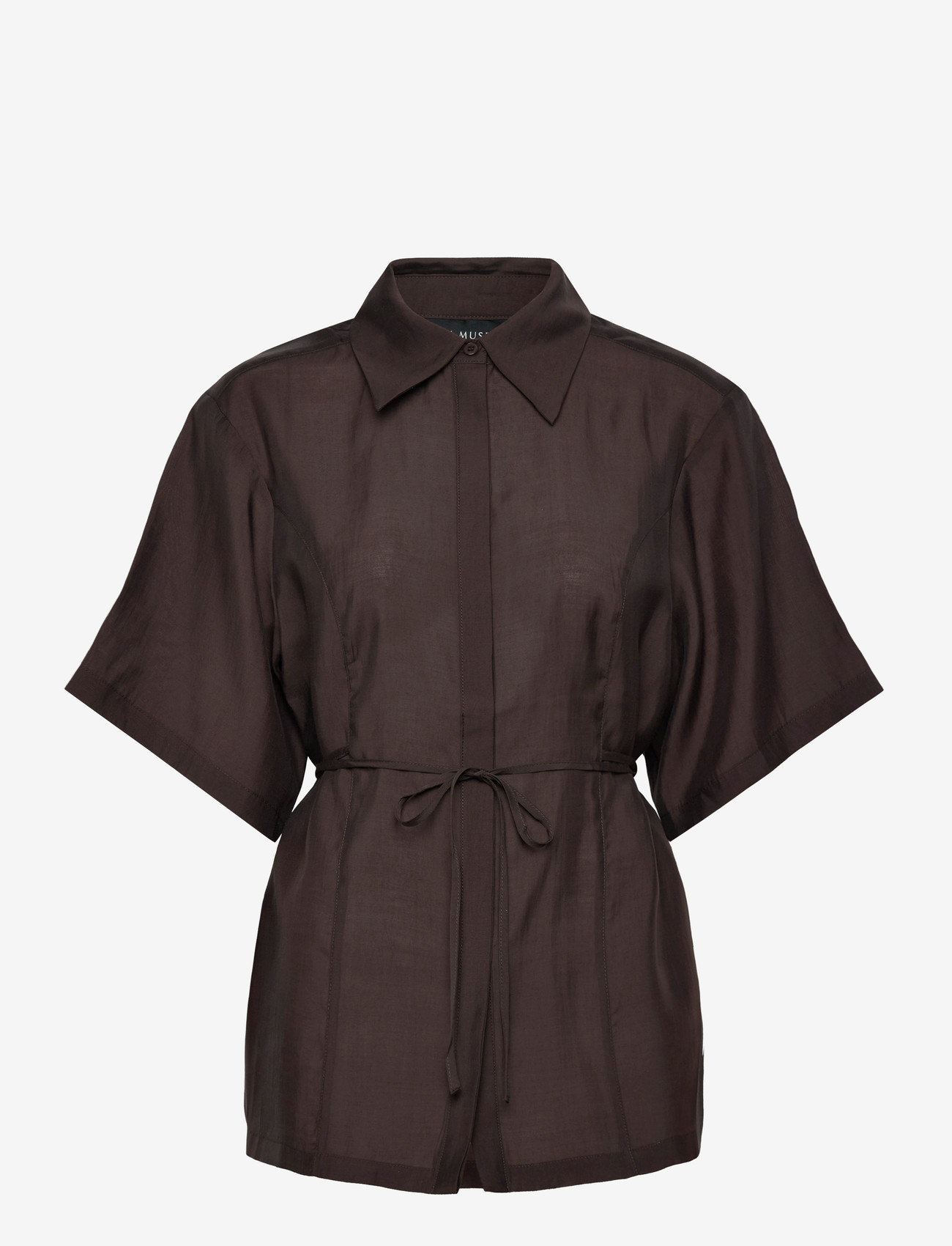 Copenhagen Muse - CMMOLLY-SHIRT - short-sleeved shirts - mulch - 1