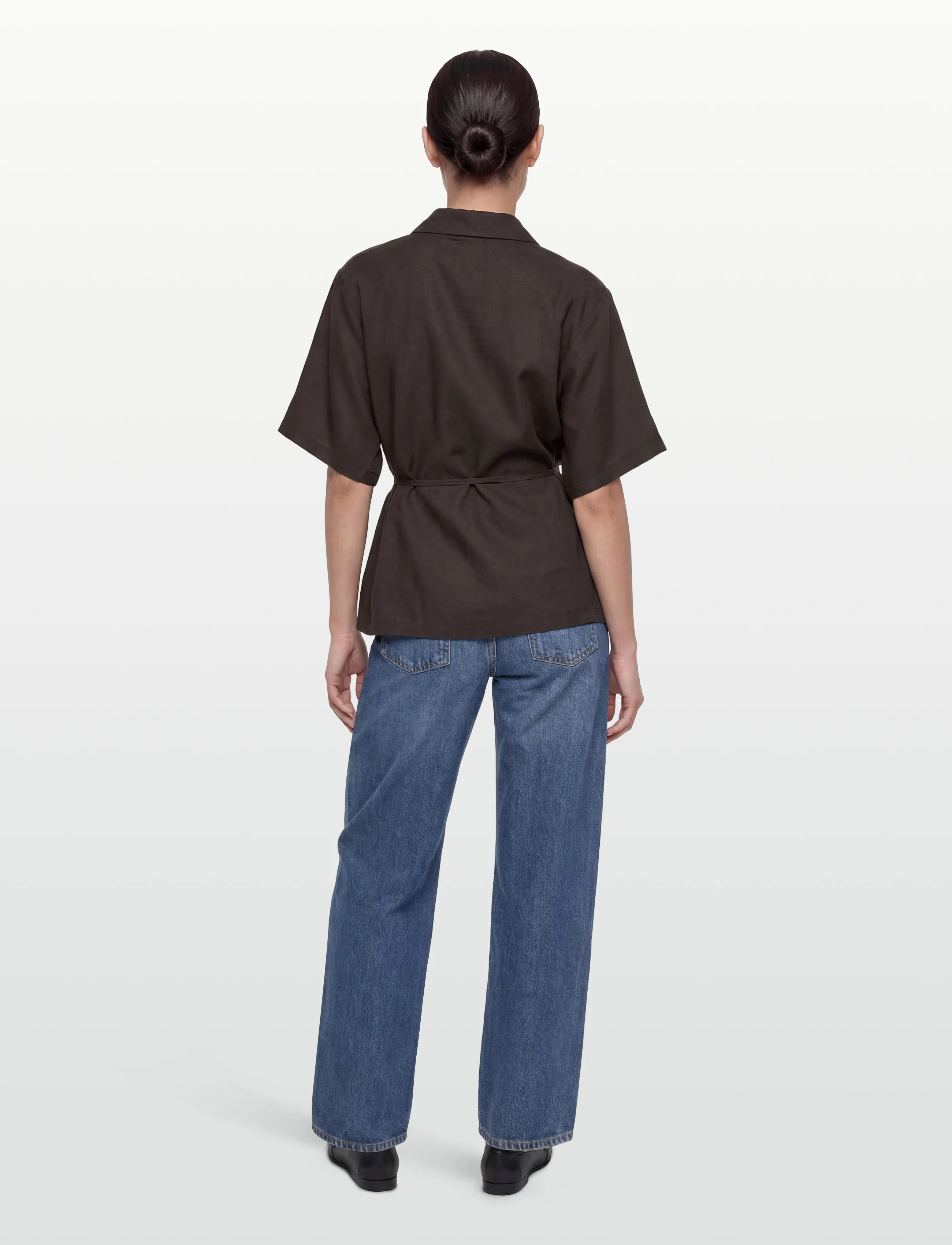 Copenhagen Muse - CMMOLLY-SHIRT - kurzärmlige hemden - mulch - 5