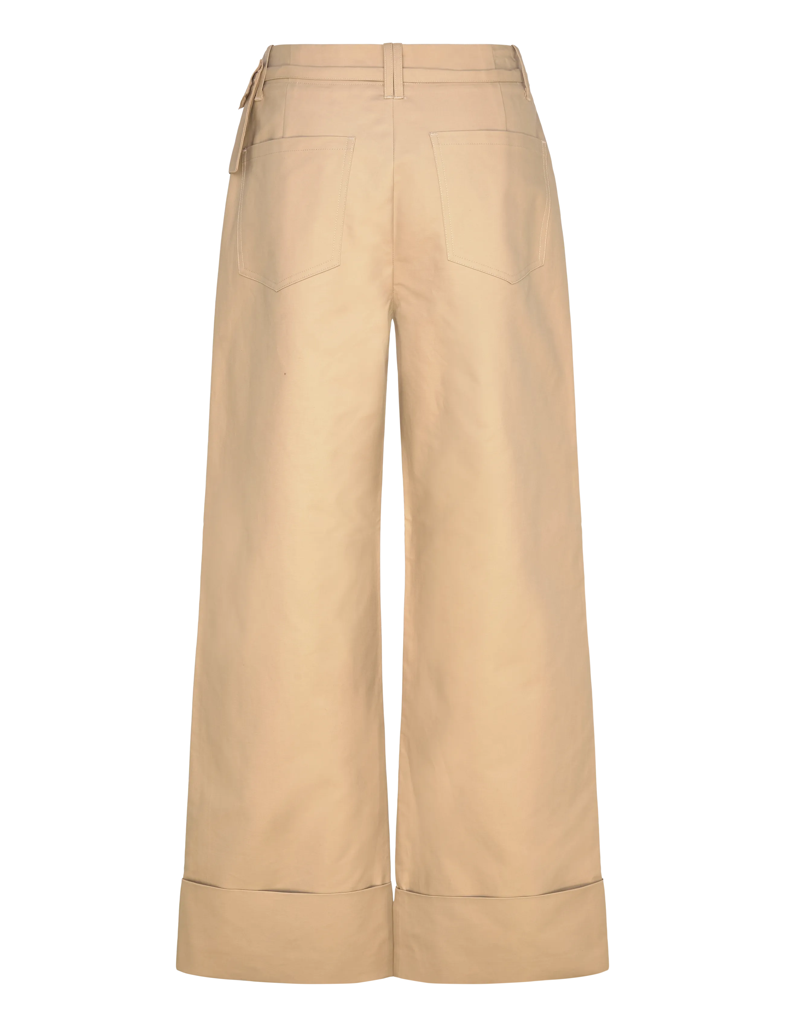 Copenhagen Muse - CMKAIRA-PANTS - laia säärega püksid - travertine - 2