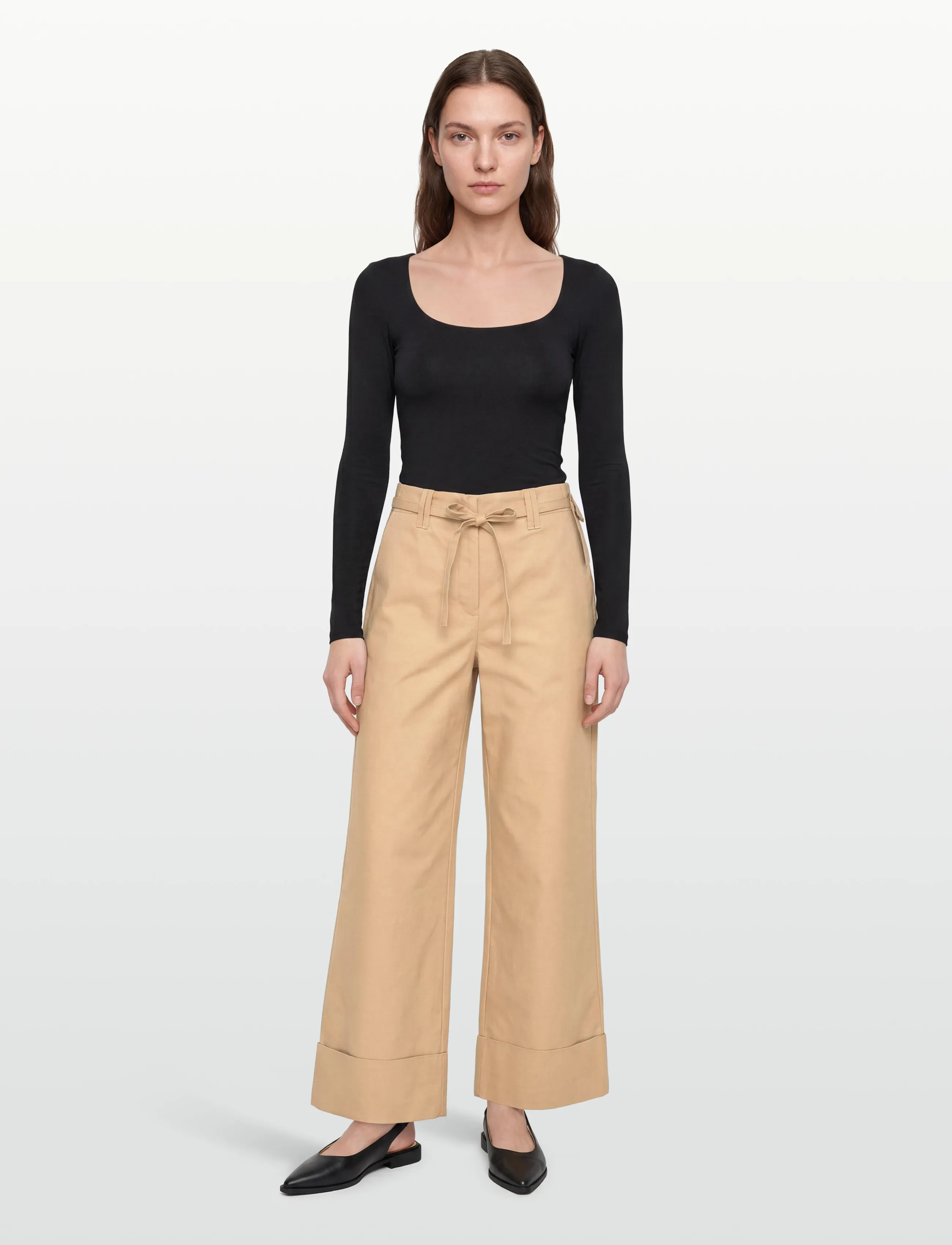 Copenhagen Muse CMKAIRA-PANTS - Everyday Style - TRAVERTINE / beige