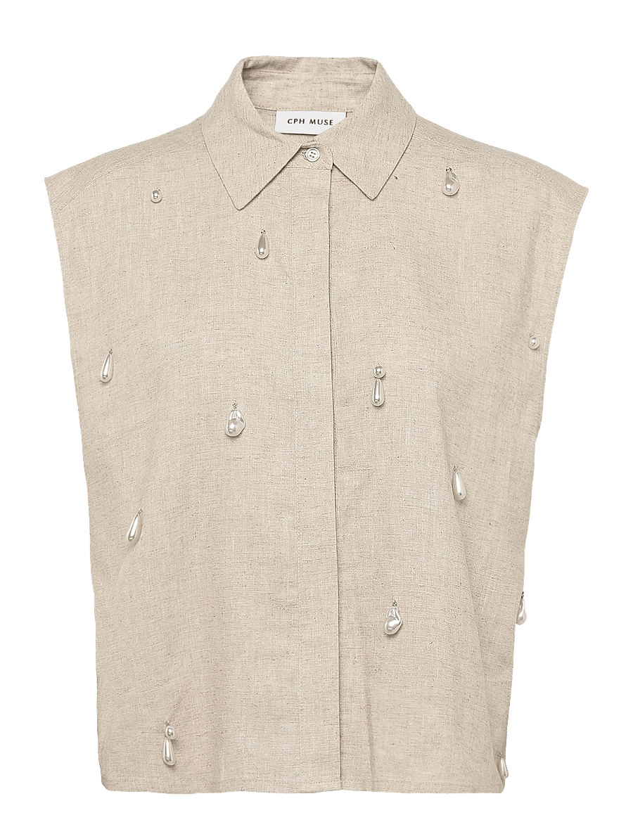 Copenhagen Muse - CMMELAN-SHIRT - oyster gray - 1